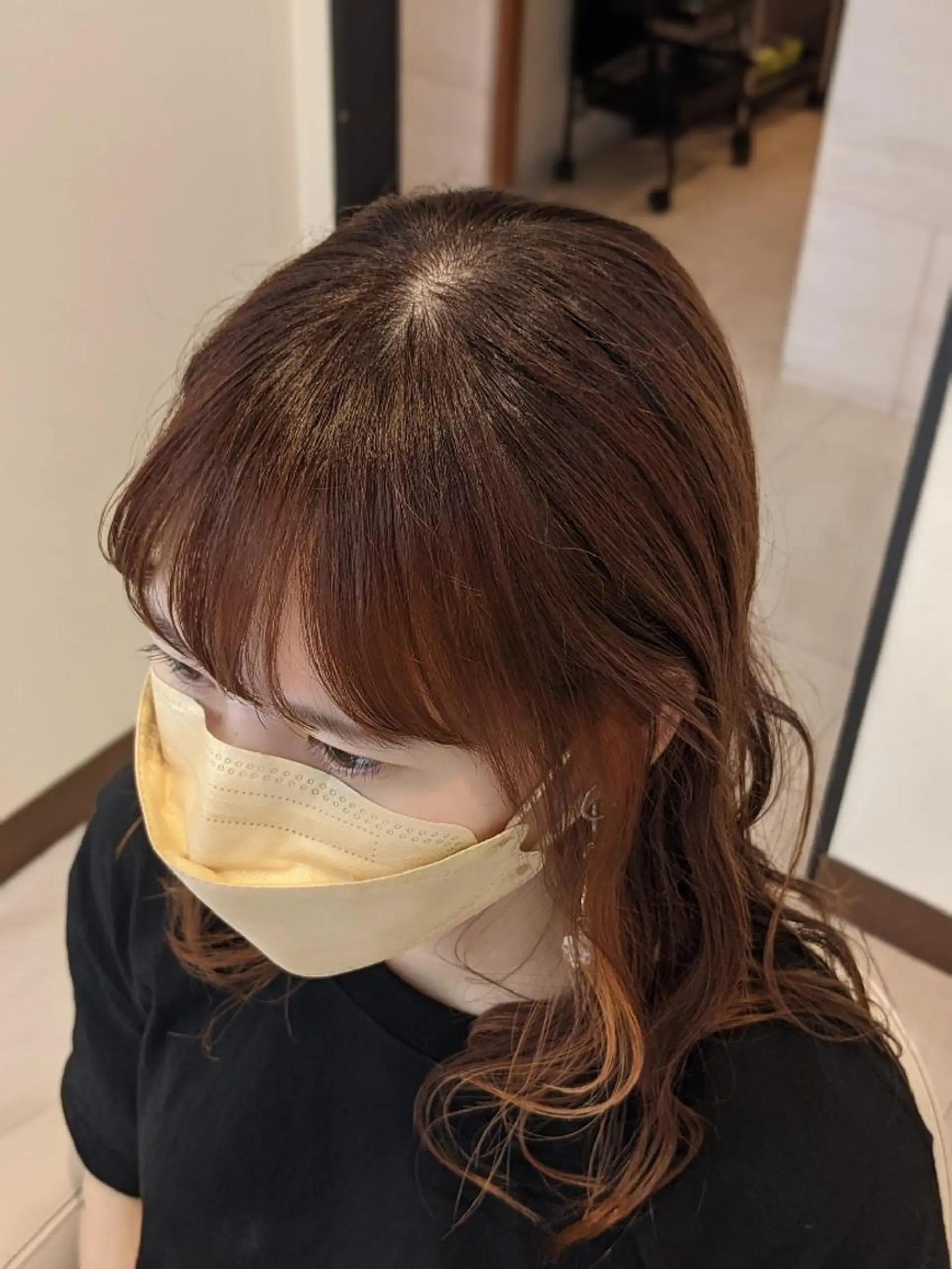 セミロング 【大人艶カラー🌿】 中畑リョウのヘアスタイル