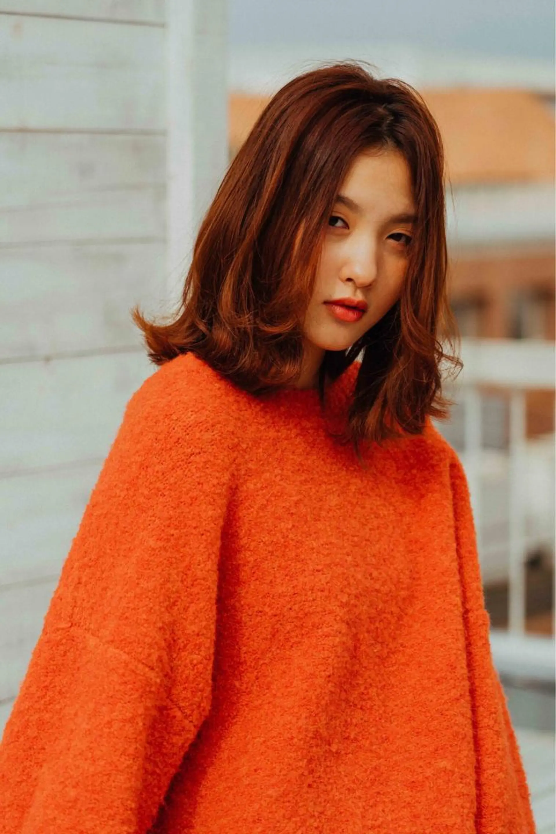 ミディアム カラー パーマ ヘアアレンジ メンズ キッズ ネイル マツエク・マツパ メンズウルフカット アディクシーカラー 透明感カラー ボブ ウルフカット 藤井 仁紀のヘアスタイル