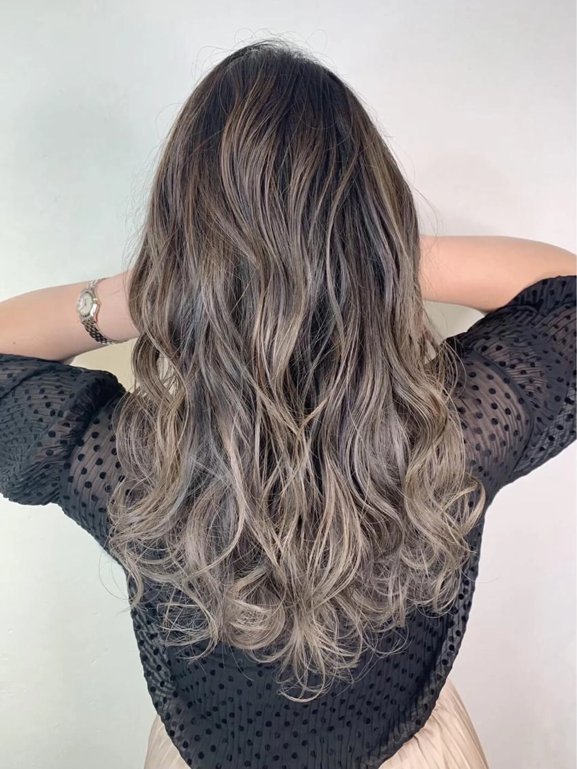 ロング カラー ヘアアレンジ レイヤーカット❤︎ 韓国ヘア❤︎YUKAのヘアスタイル