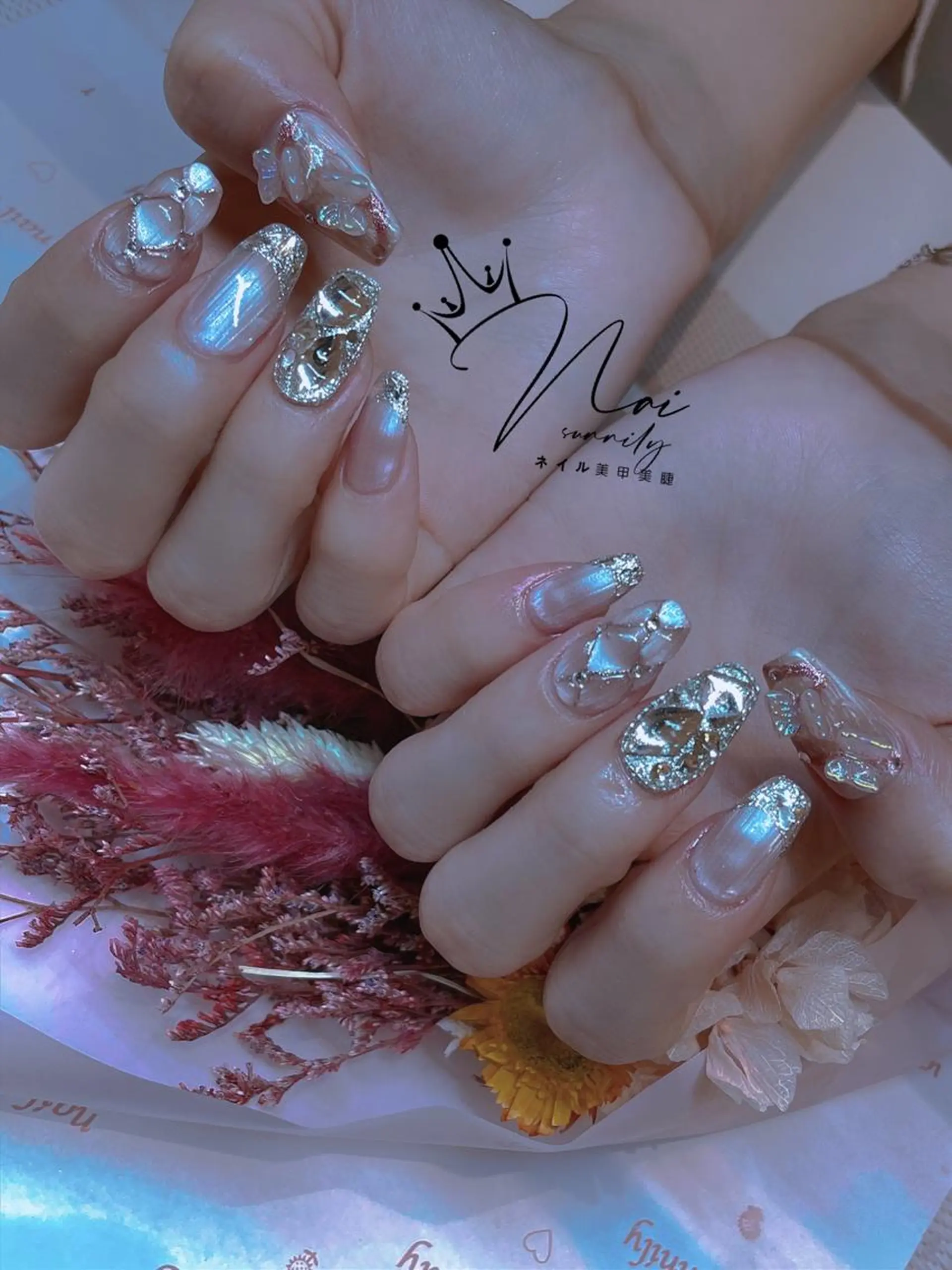 ネイル 長さだし専門店 M2　rikaのネイルデザイン
