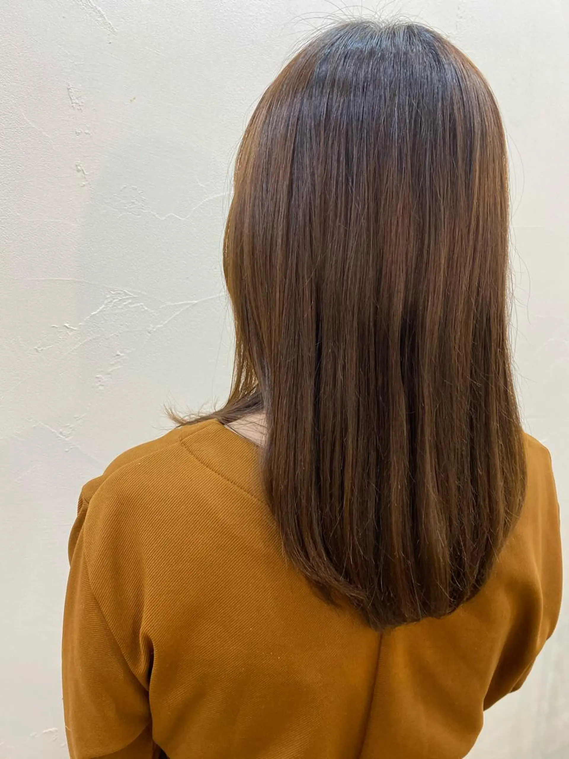 セミロング ヘアアレンジ 縮毛矯正 志賀 あずみのヘアスタイル