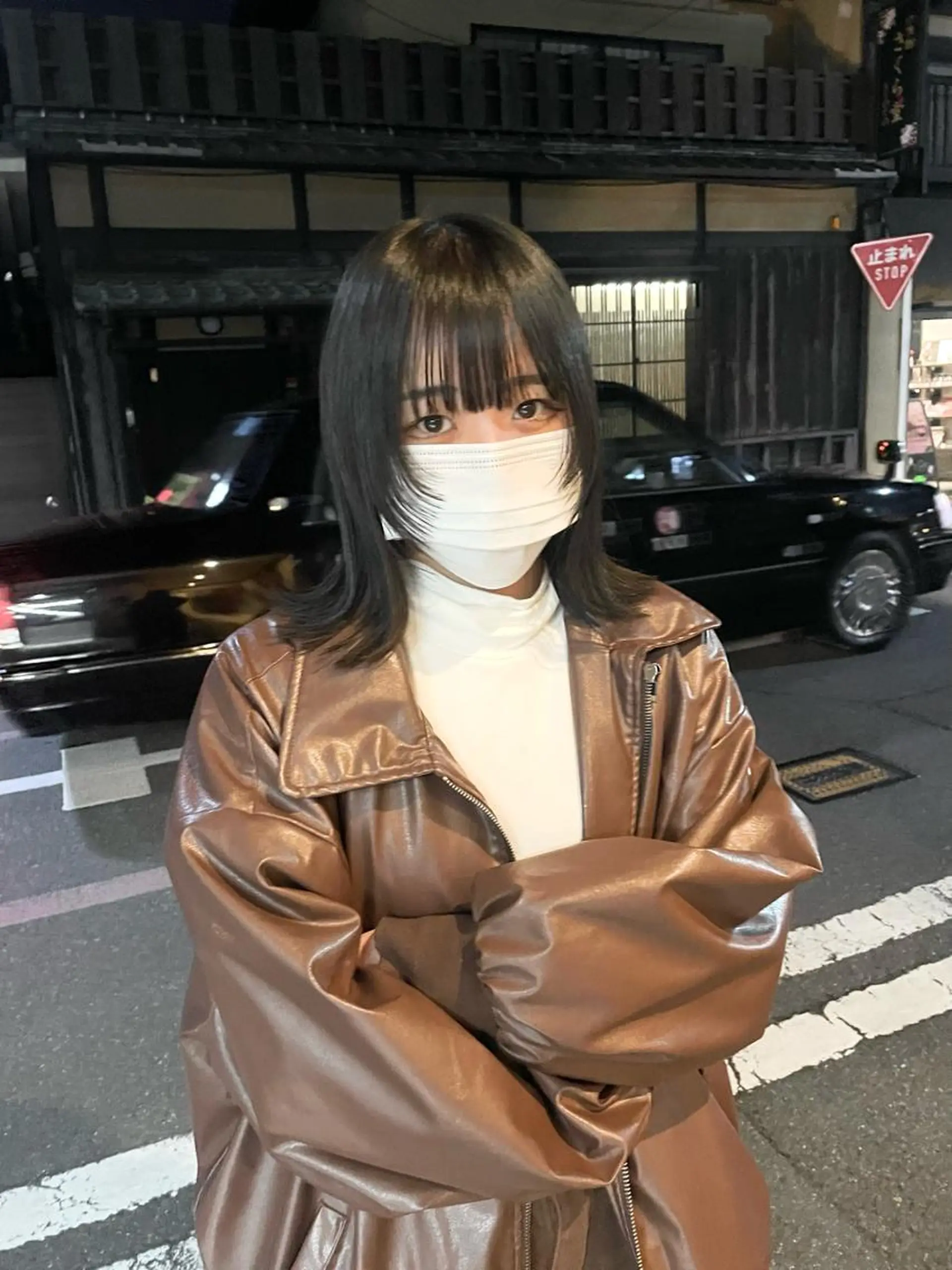 ミディアム マツダ レンのヘアスタイル