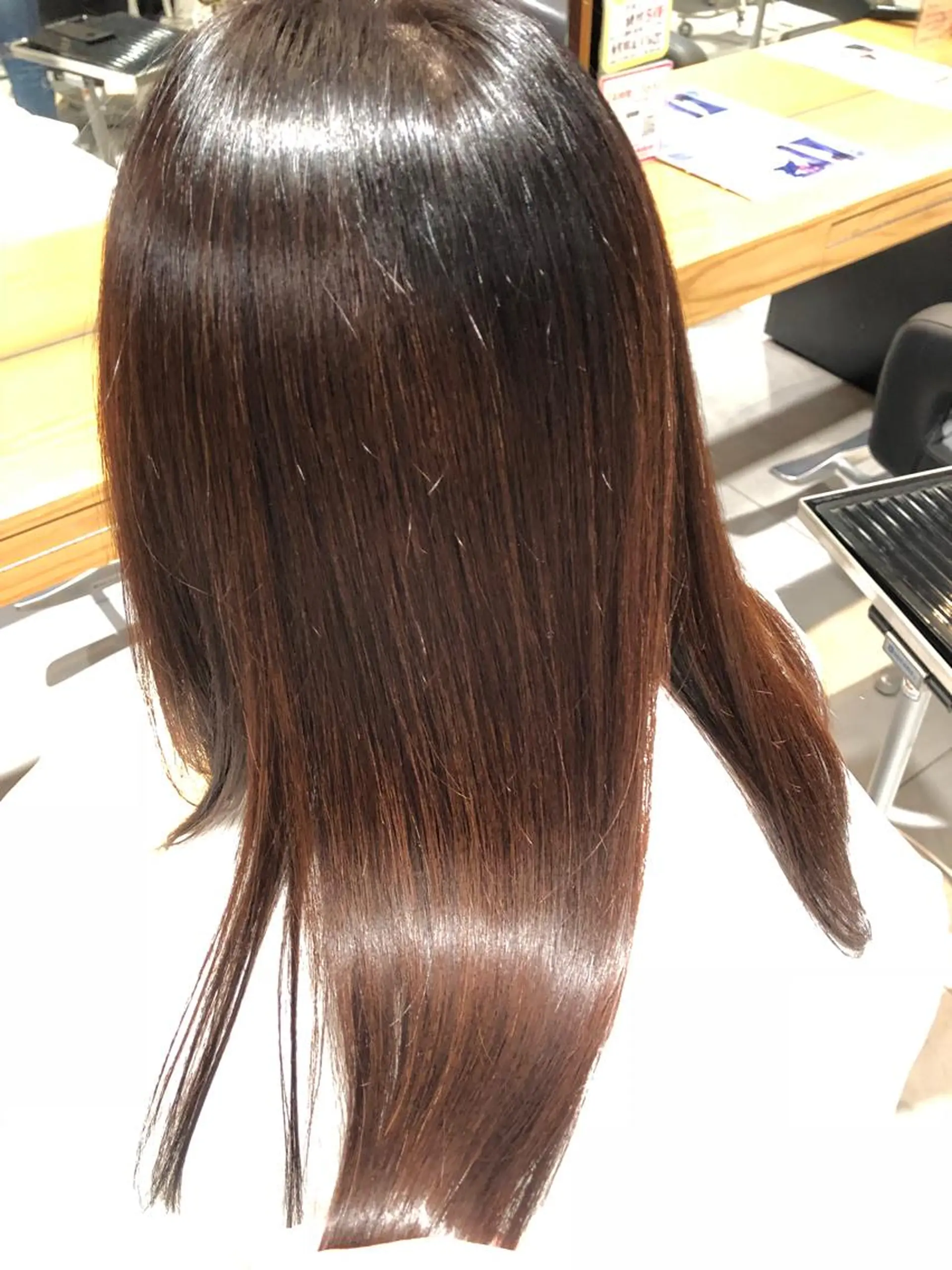 ロング くせ毛 カット ヘアカラー トリートメント 田中 アキオのヘアスタイル