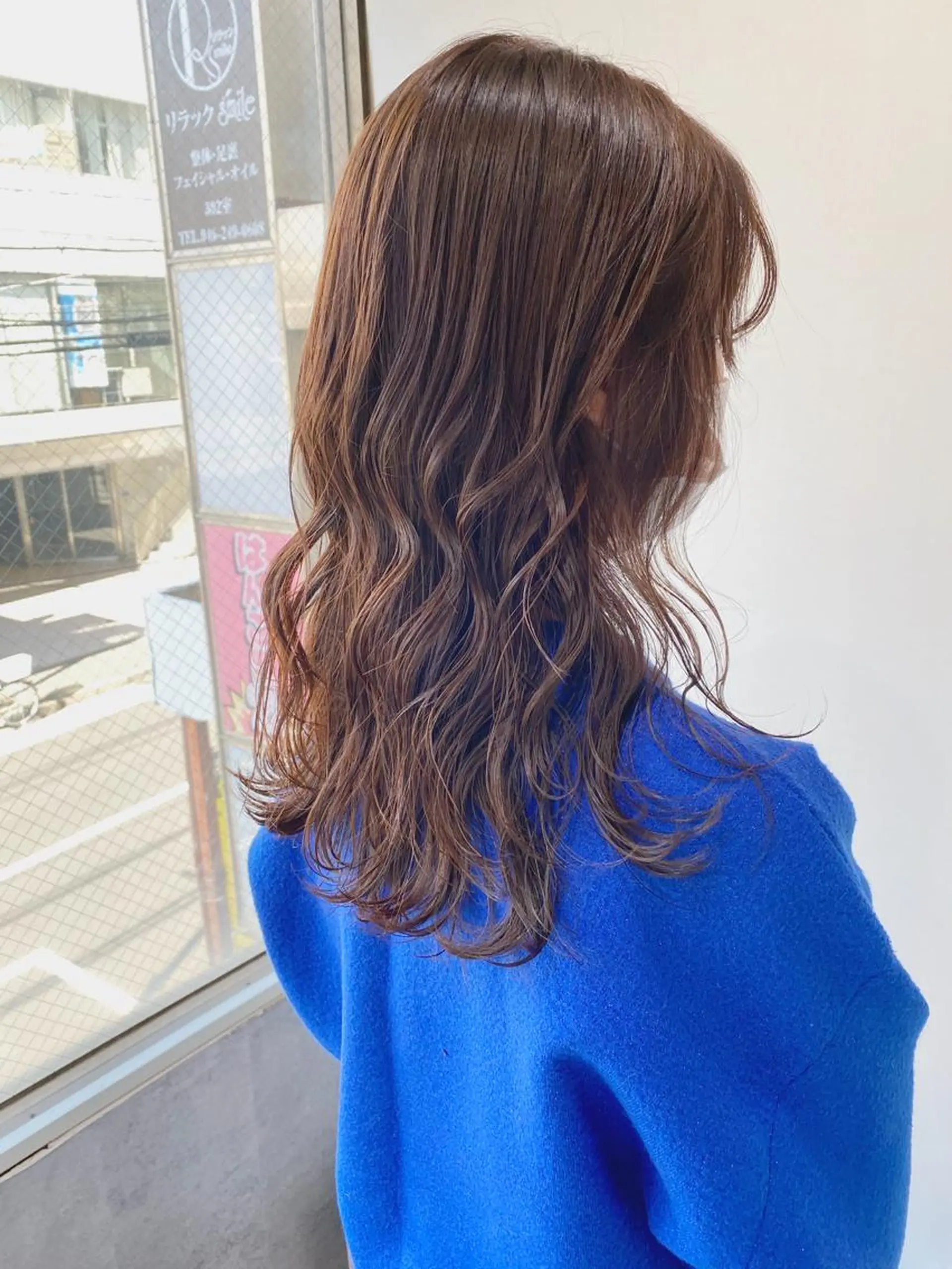 セミロング カット ヘアカラー パーマ トリートメント ヘアセット Rico OFFICIALのヘアスタイル