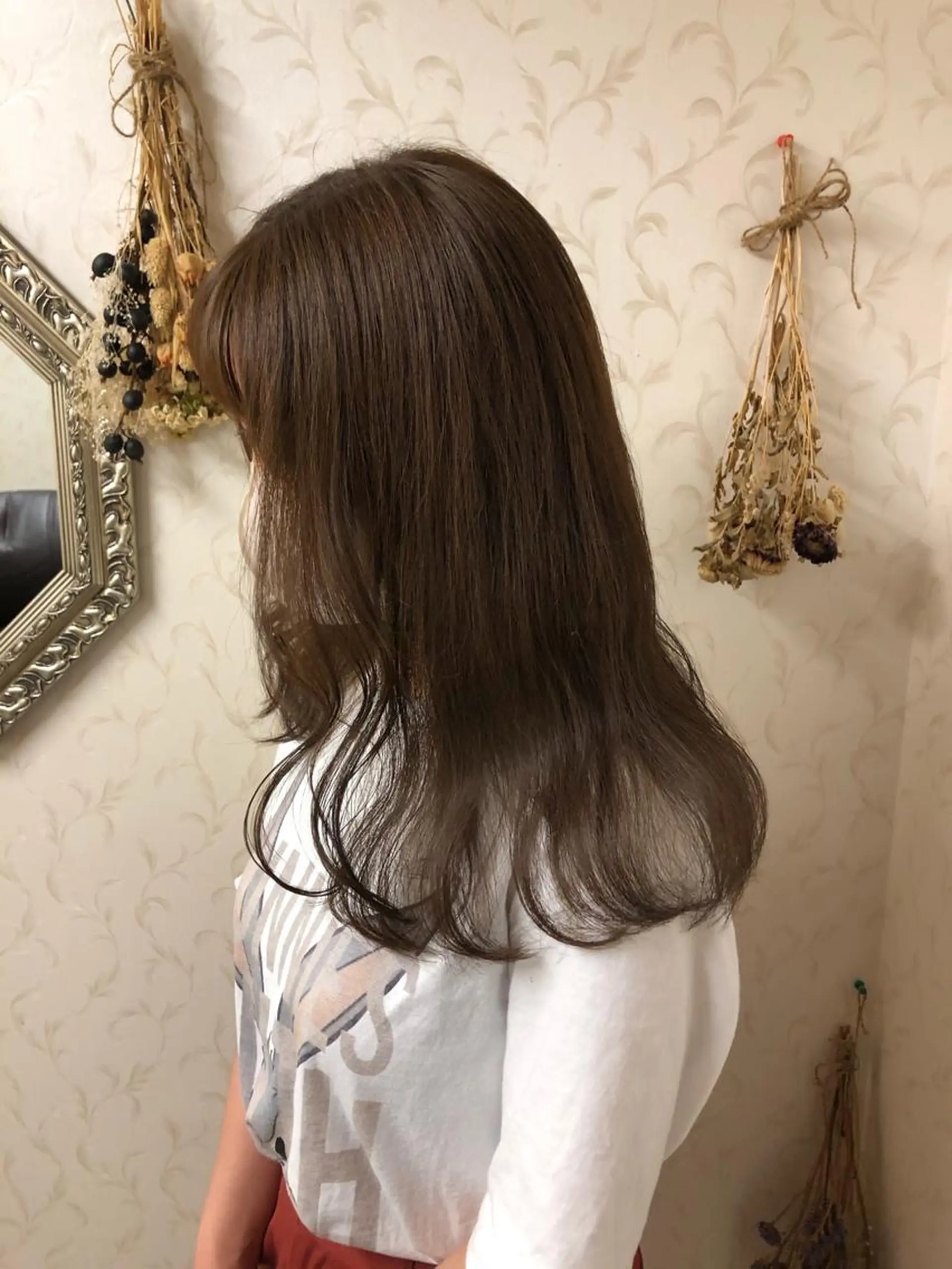 ロング ヘアカラー トリートメント erika /韓国ヘアのヘアスタイル