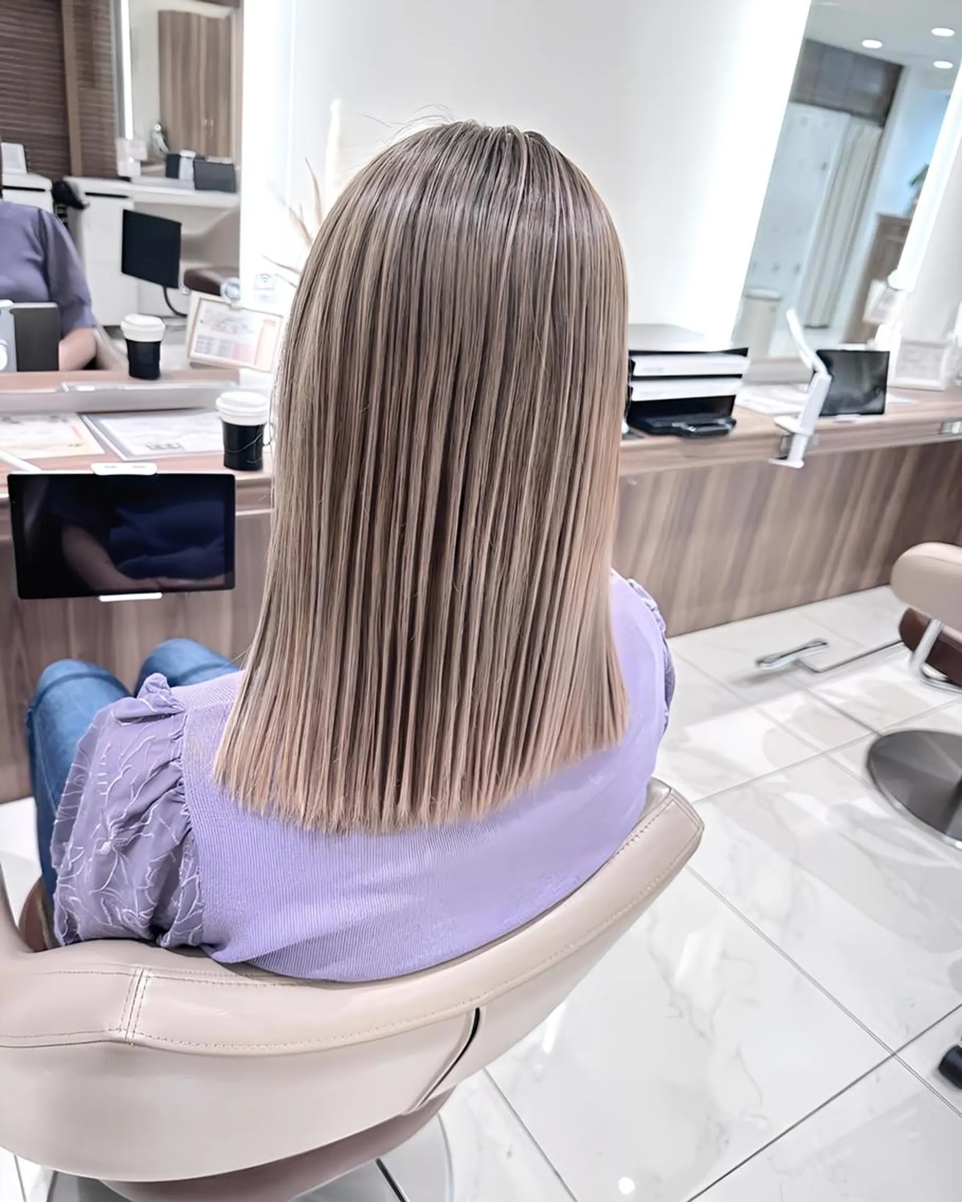 ロング カラー ブリーチ 髪質改善 ヘアカラー 菅野翔汰/髪質改善 カラー/ブリーチのヘアスタイル