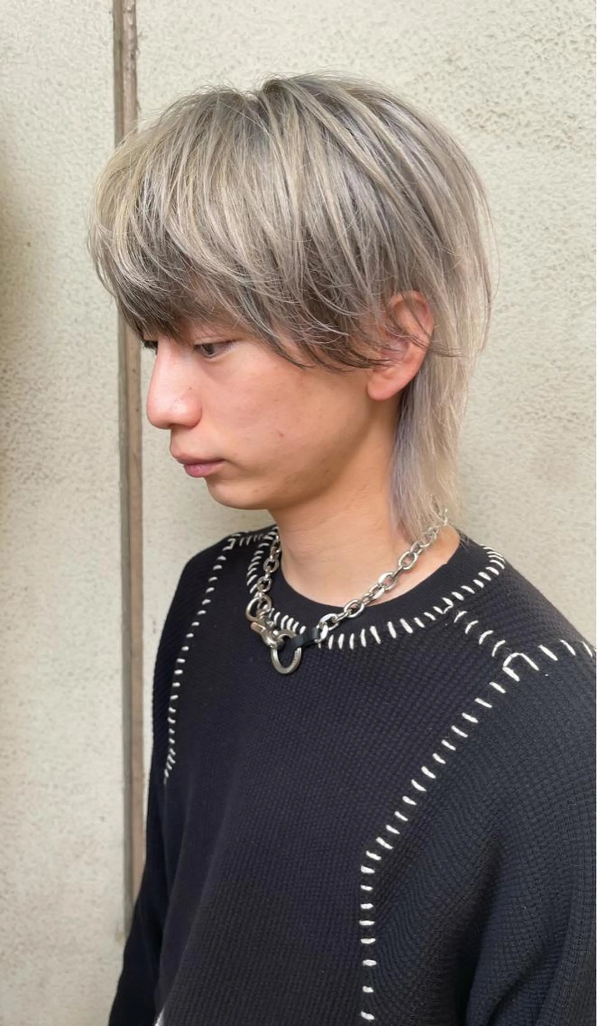 カラー メンズ ダブルカラー カット ヘアカラー 森本裕/オーナー/ スパイラルパーマのヘアスタイル