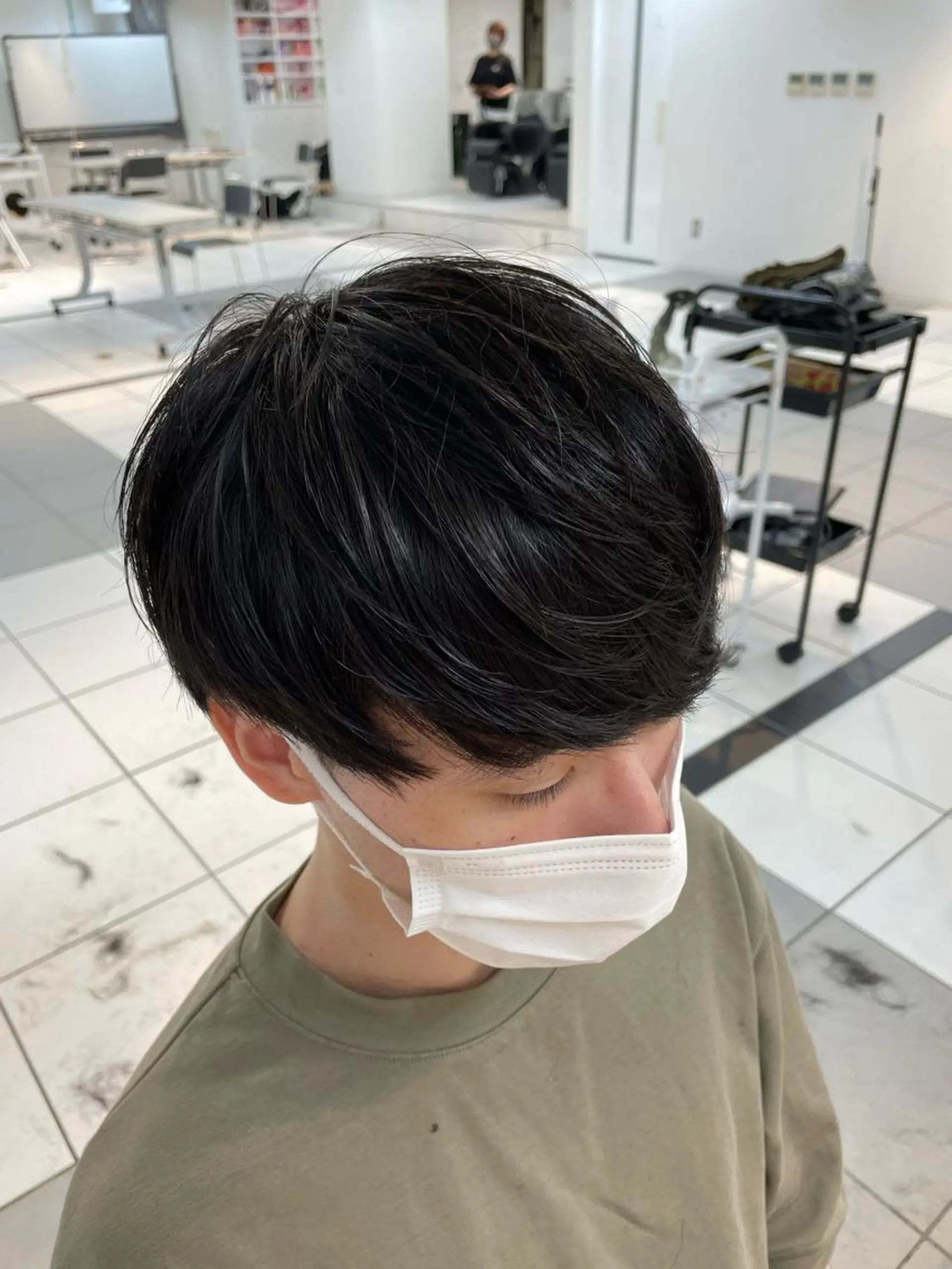 ショート メンズ 🐬脱白髪染めカラー 清水大世🐬のヘアスタイル