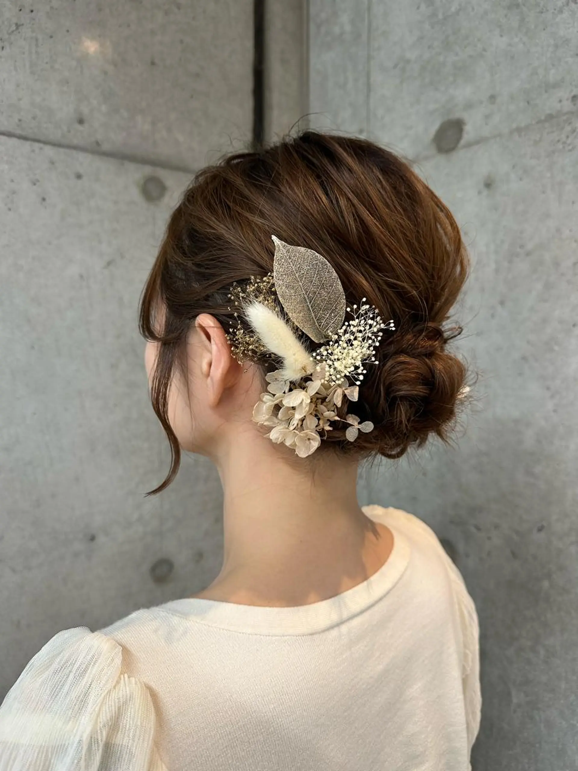 セミロング ヘアアレンジ 女性に人気♪ はやしほのかのヘアスタイル