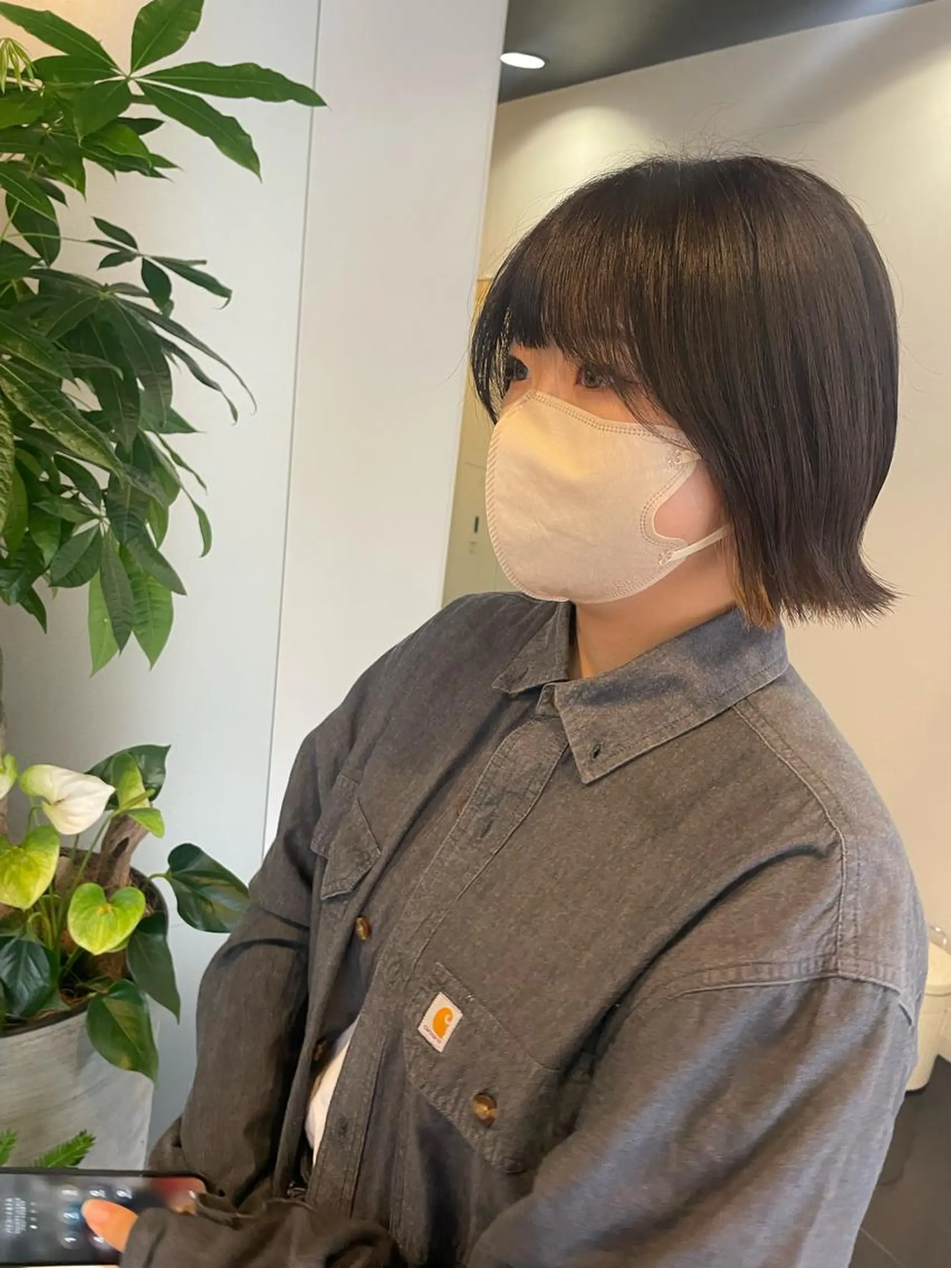 ショート ボブ/透明感 カラー /風花のヘアスタイル