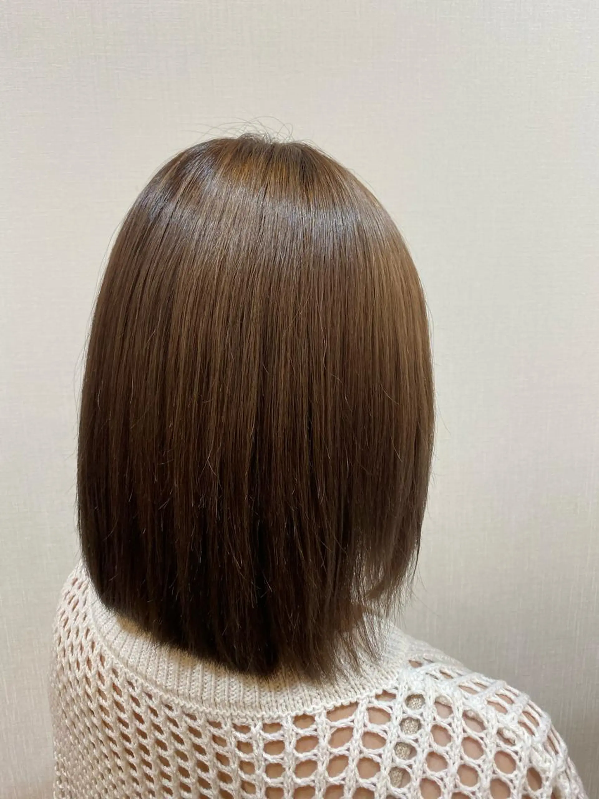 ミディアム カラー ベージュカラー 佐藤 優衣のヘアスタイル