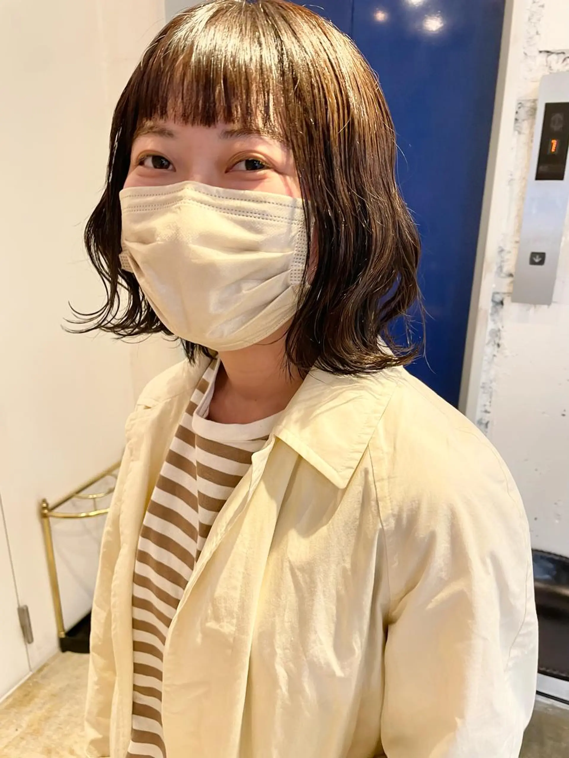 ミディアム カラー カット ヘアカラー トリートメント レイヤー／似合わせ TAKUYAのヘアスタイル