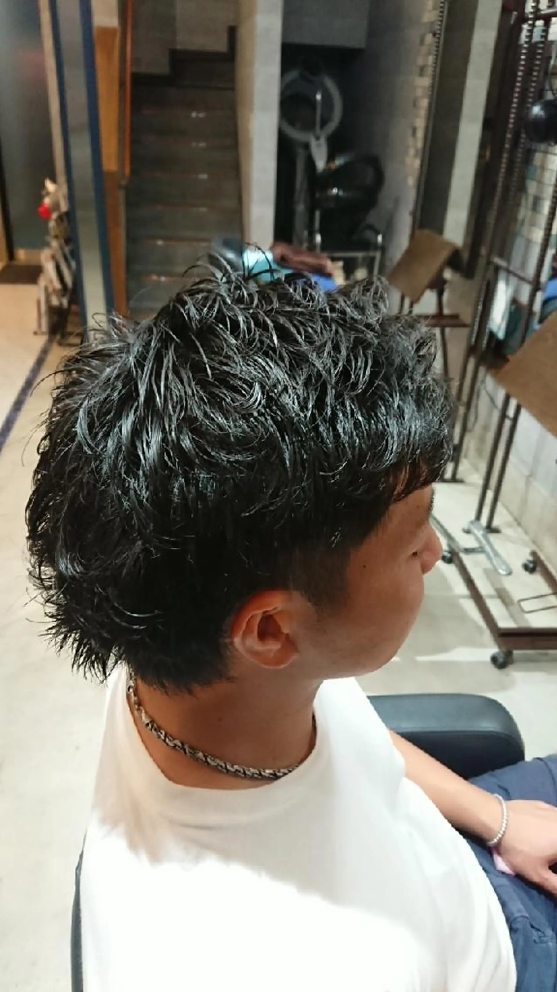 メンズ パーマ 浅野  勇貴のヘアスタイル