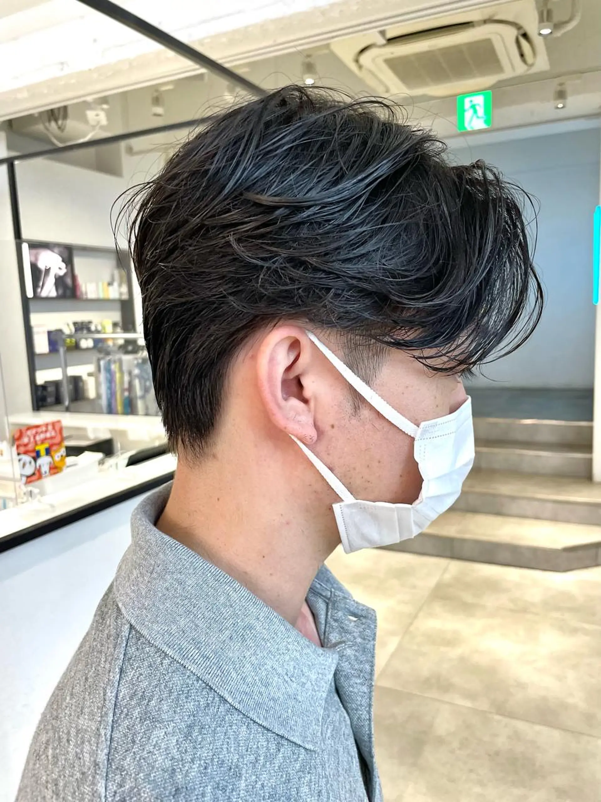 ショート パーマ メンズ カット パーマ 🇰🇷カルマパーマ kaito🇰🇷のヘアスタイル