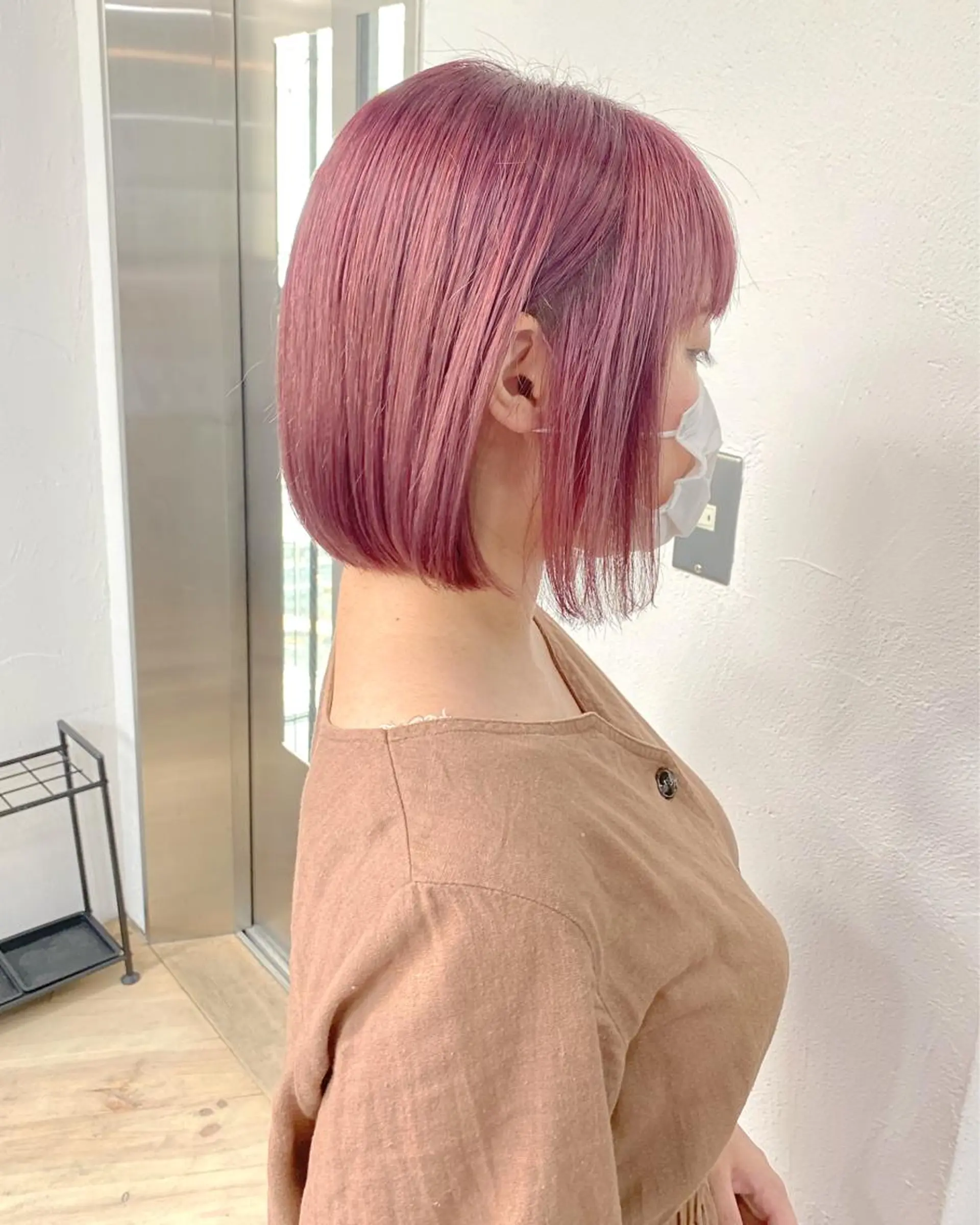 ミディアム 榎園 由美のヘアスタイル