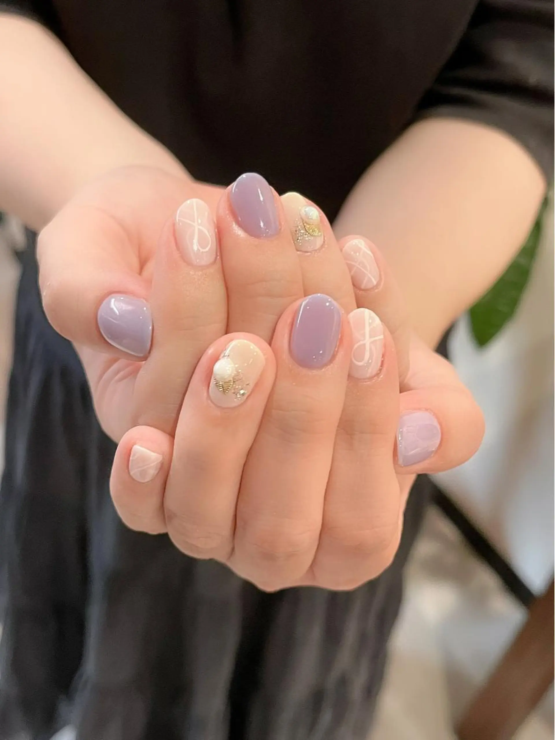 ネイル ハンドネイル Protea ❁⃘*.ﾟ清家 美穂のネイルデザイン