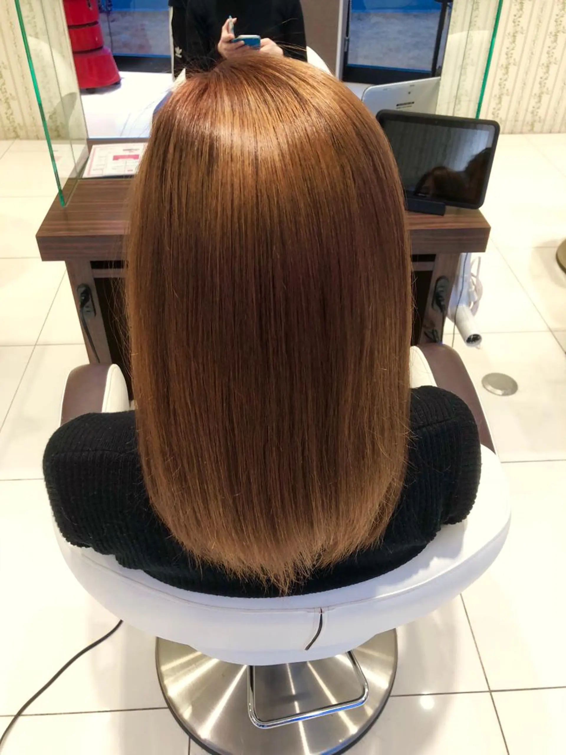 セミロング カラー アンドウ ユウ/ レイヤーカット/韓国のヘアスタイル