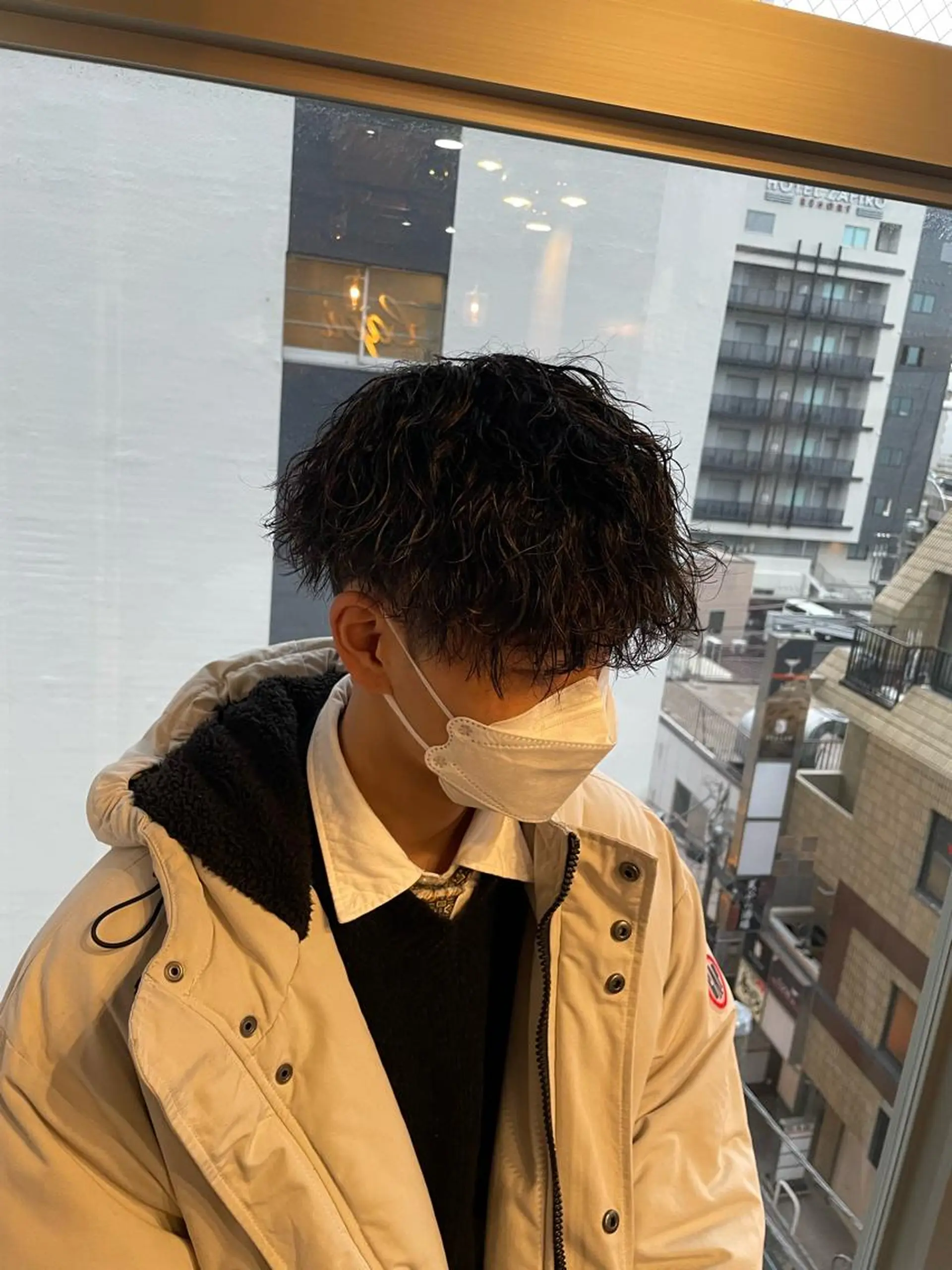 ショート パーマ メンズ 【men's Lapis横浜】海人のヘアスタイル