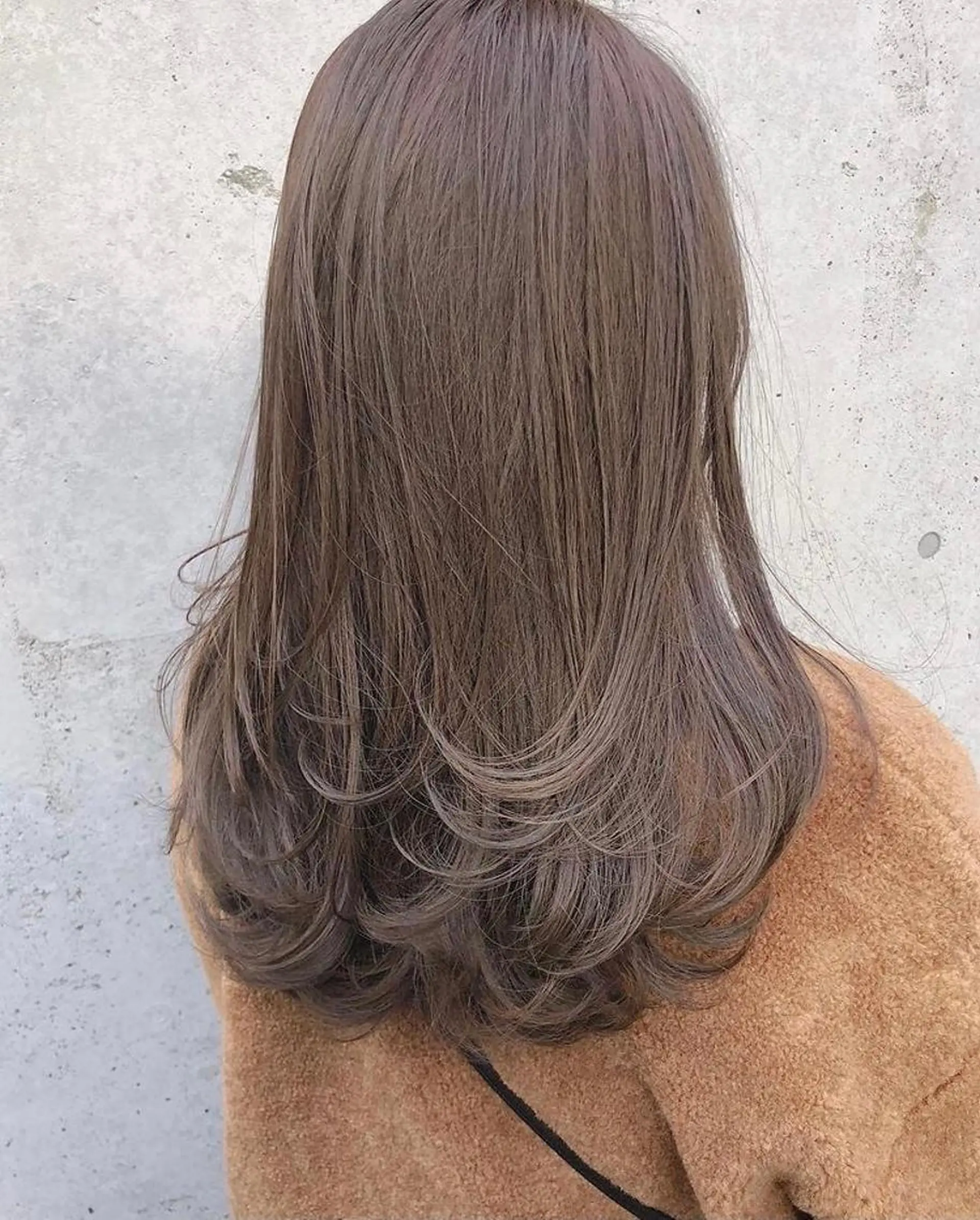 セミロング カラー カット ヘアカラー トリートメント HATSUMEI ゆうまのヘアスタイル
