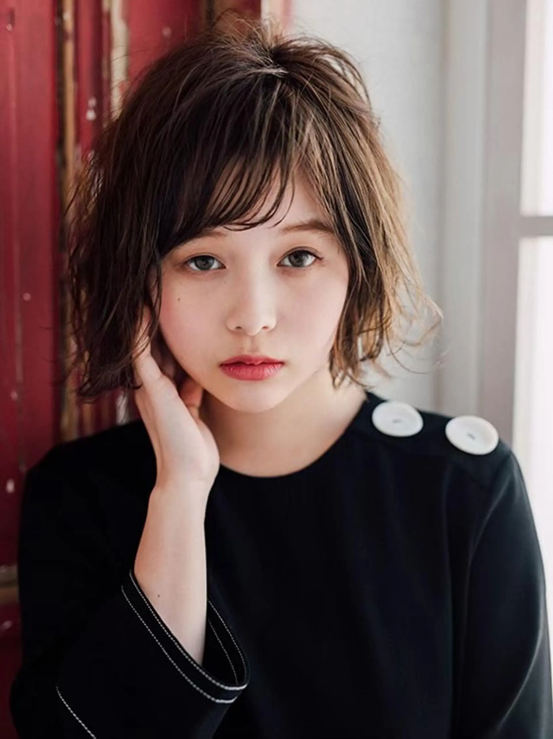 カラー 大島 千怜のヘアスタイル