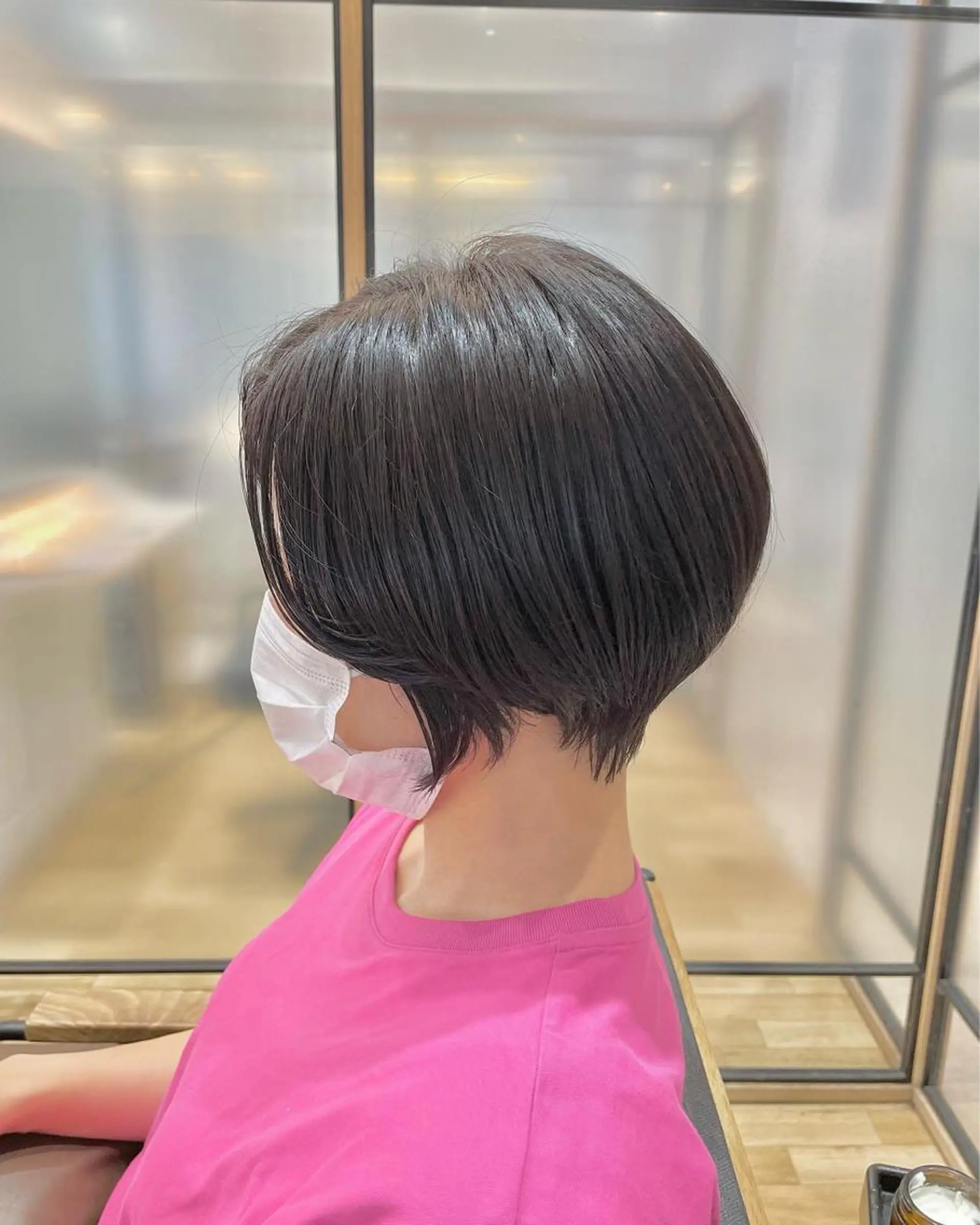 ショート ショートボブ 丸みショート ボブ ハイライト 髪質改善 シノハラ ガクト ショート/白髪ぼかしのヘアスタイル