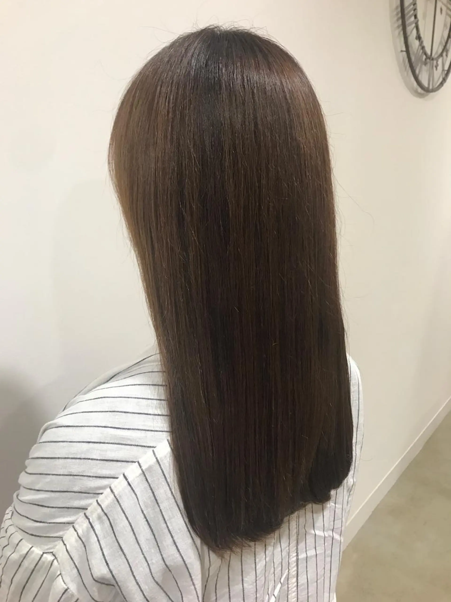 セミロング 暖色カラー🍊 ボブ🌿顔周りcutのヘアスタイル