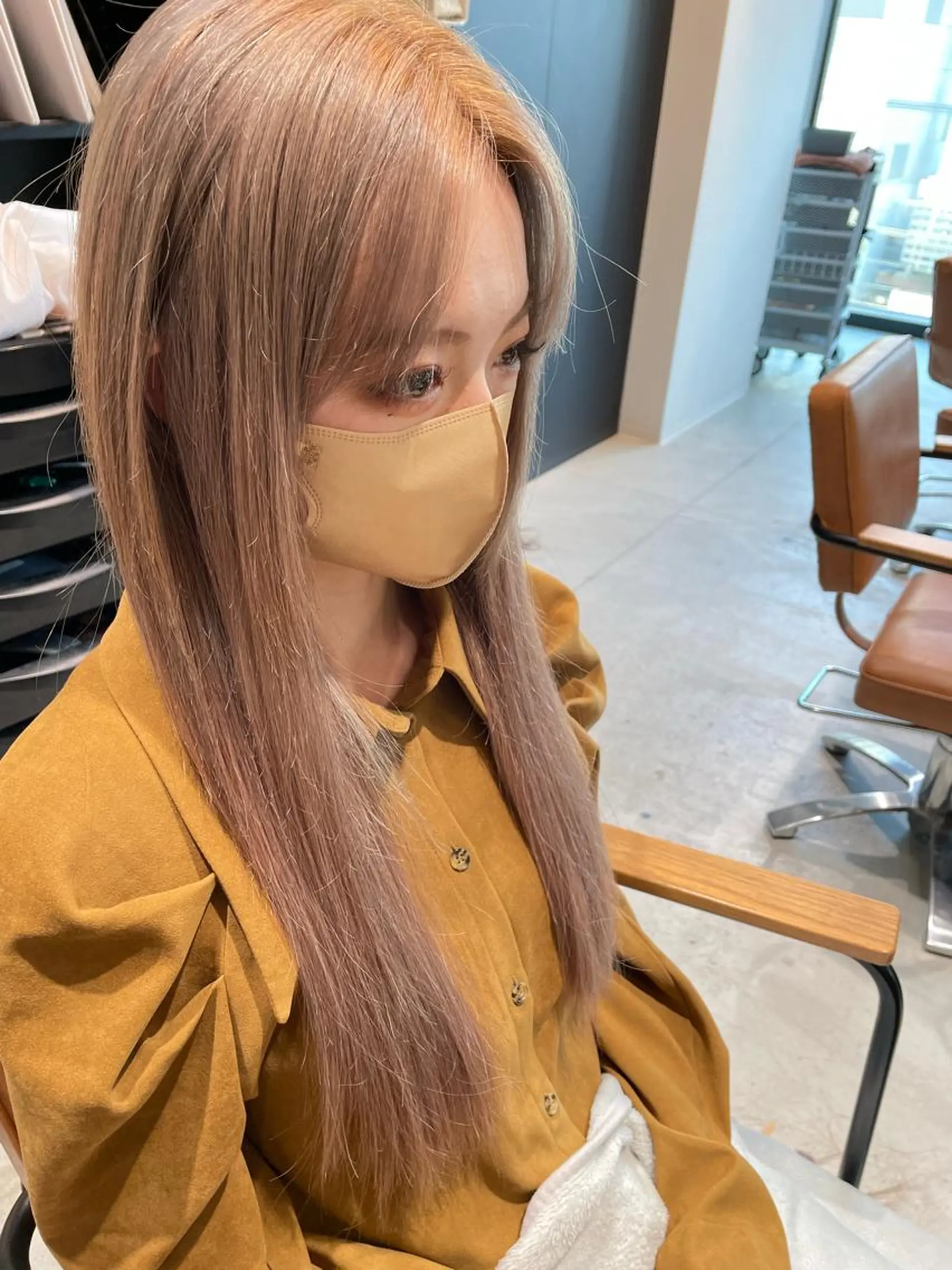 ロング カラー ヘアアレンジ 寺西 恵🪡🤍のヘアスタイル