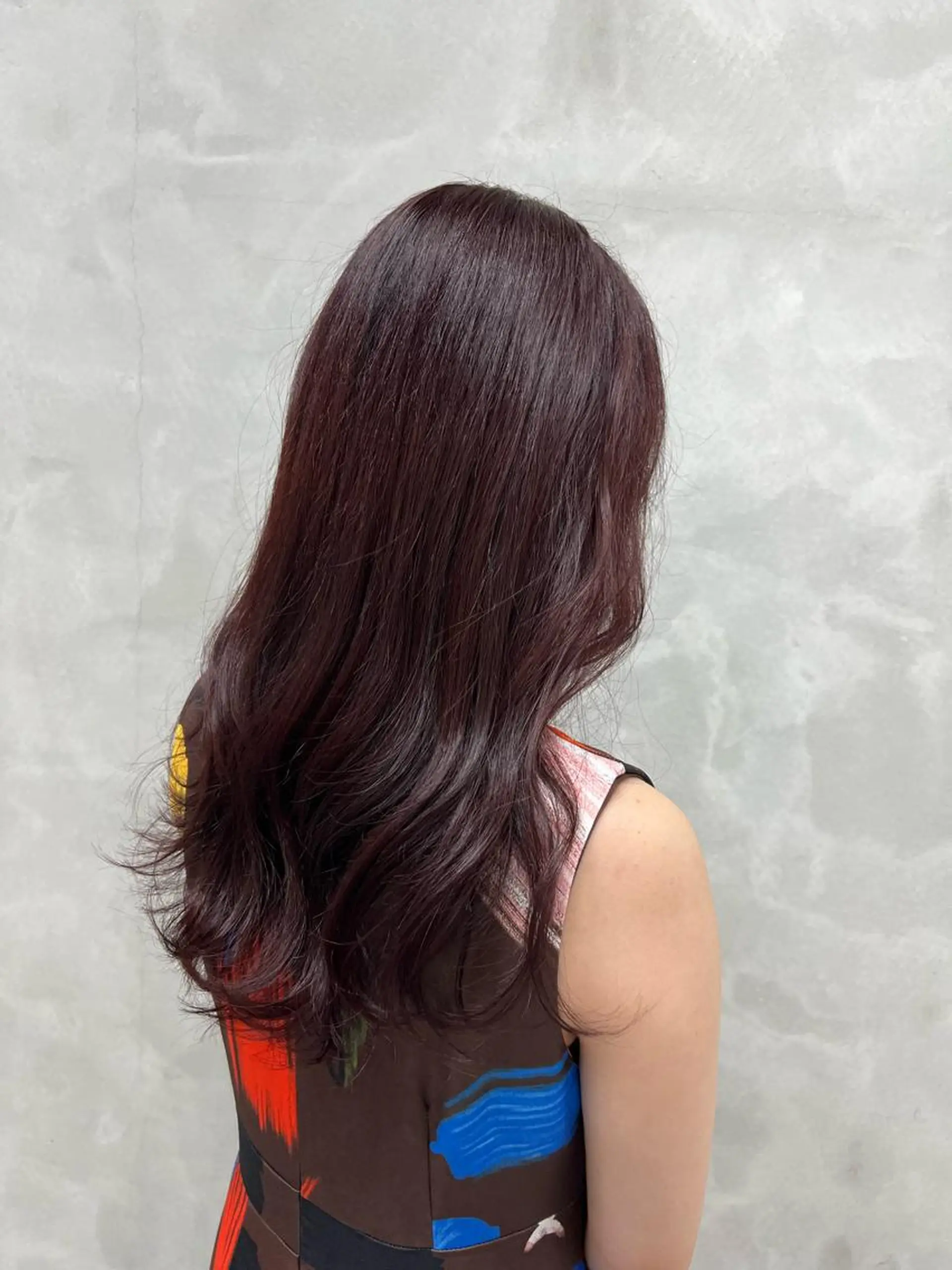 セミロング 村山 豪歩のヘアスタイル