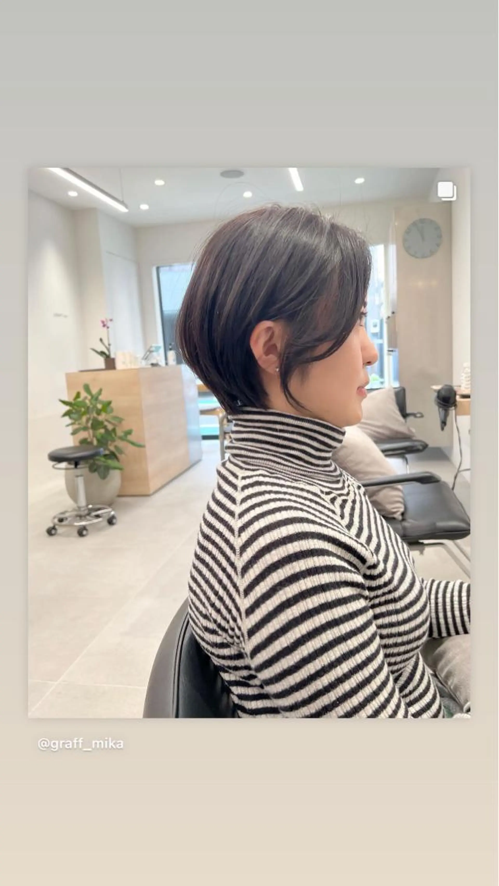 ショート 斉藤 未佳のヘアスタイル