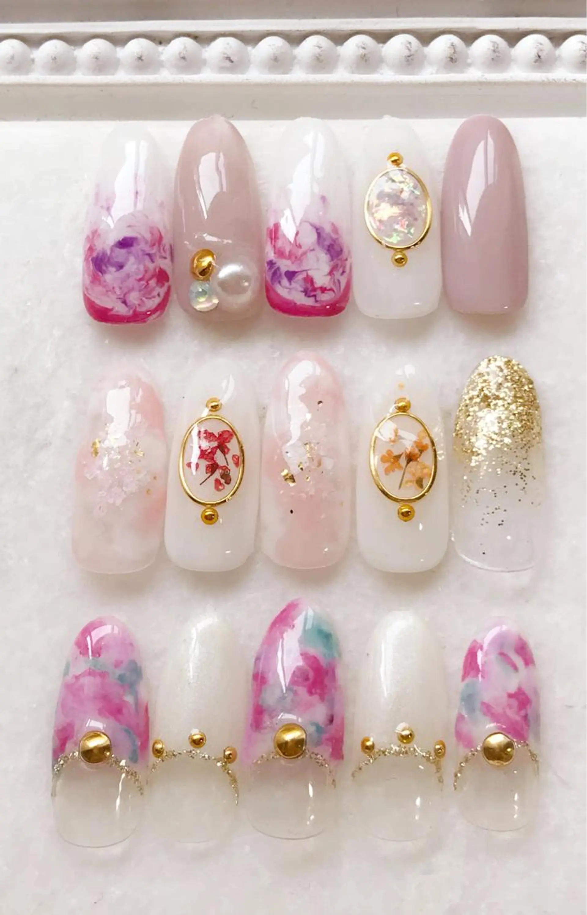 ネイル 春ネイル Satomi  のネイルデザイン