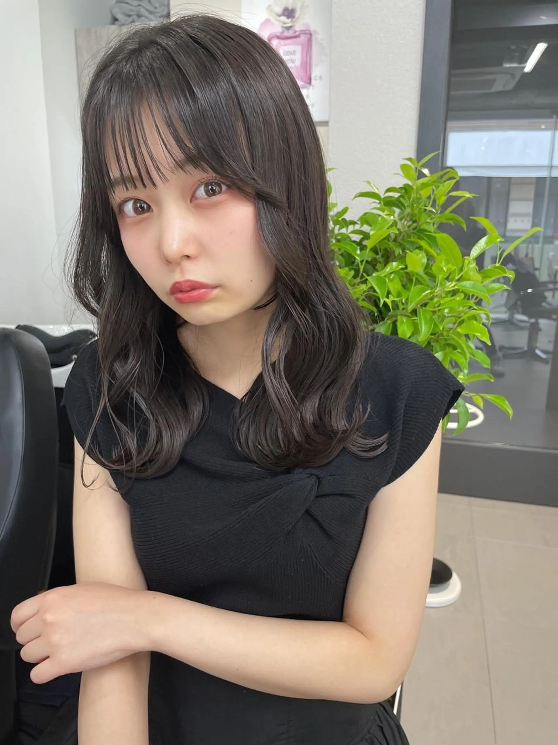 ミディアム カット 髪質改善will hairdesignのヘアスタイル