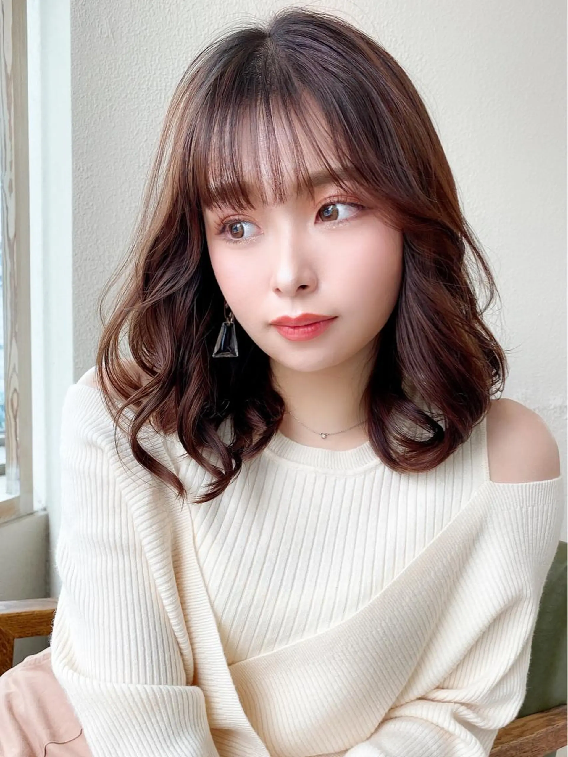 ミディアム カラー ☺︎ Naomiのヘアスタイル