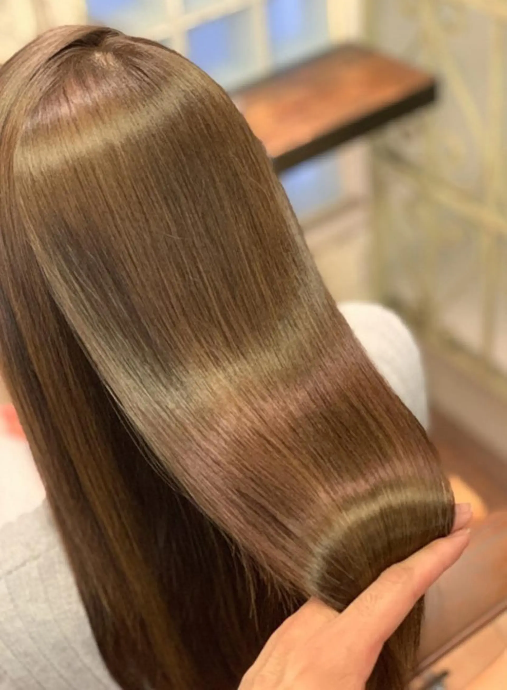 セミロング 髪質改善 トリートメント GENDER hair &eyeのヘアスタイル