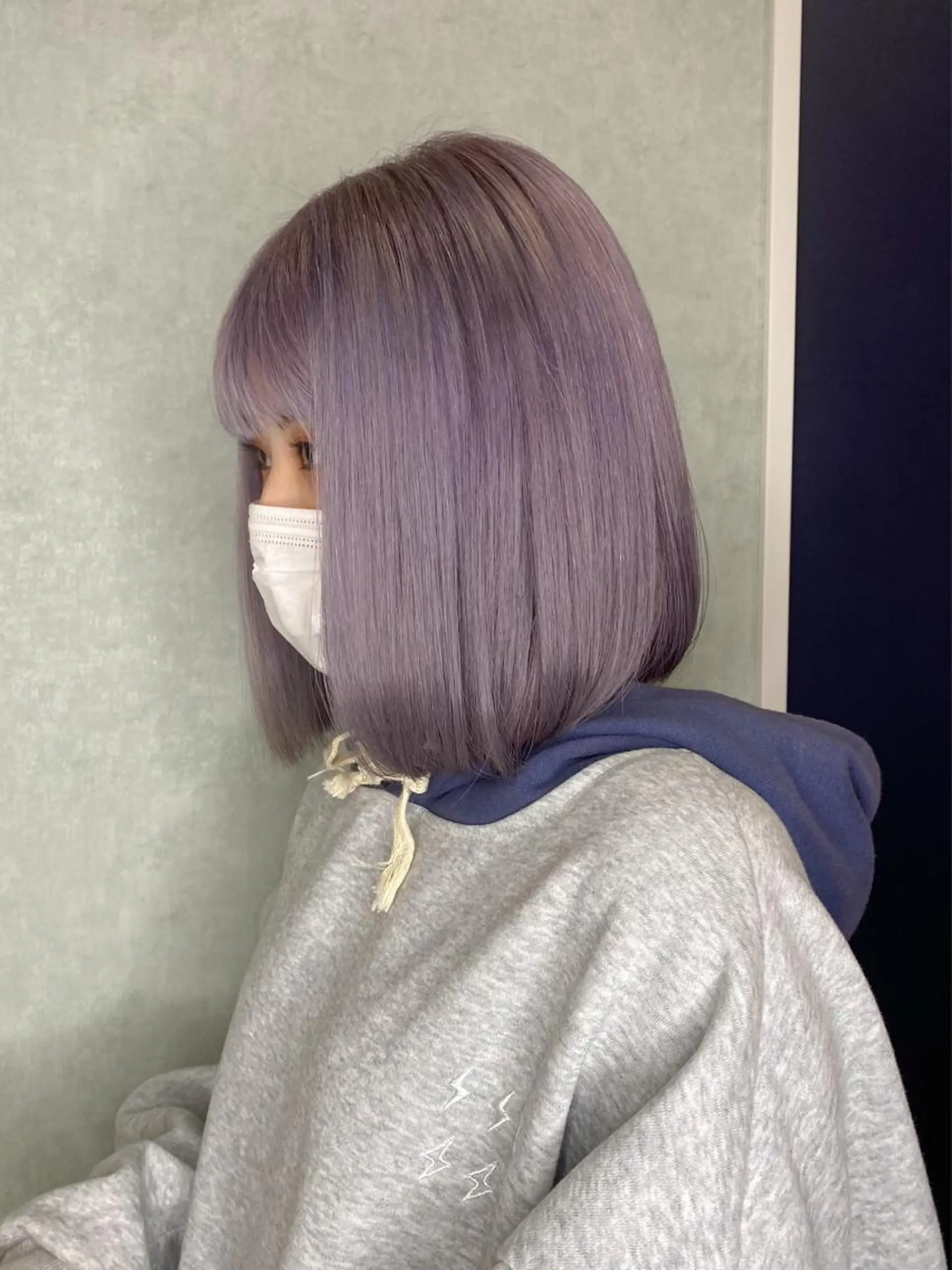 ミディアム ヘアカラー トリートメント 🌱ブリーチ・透明感 カラー/mapi🦭のヘアスタイル