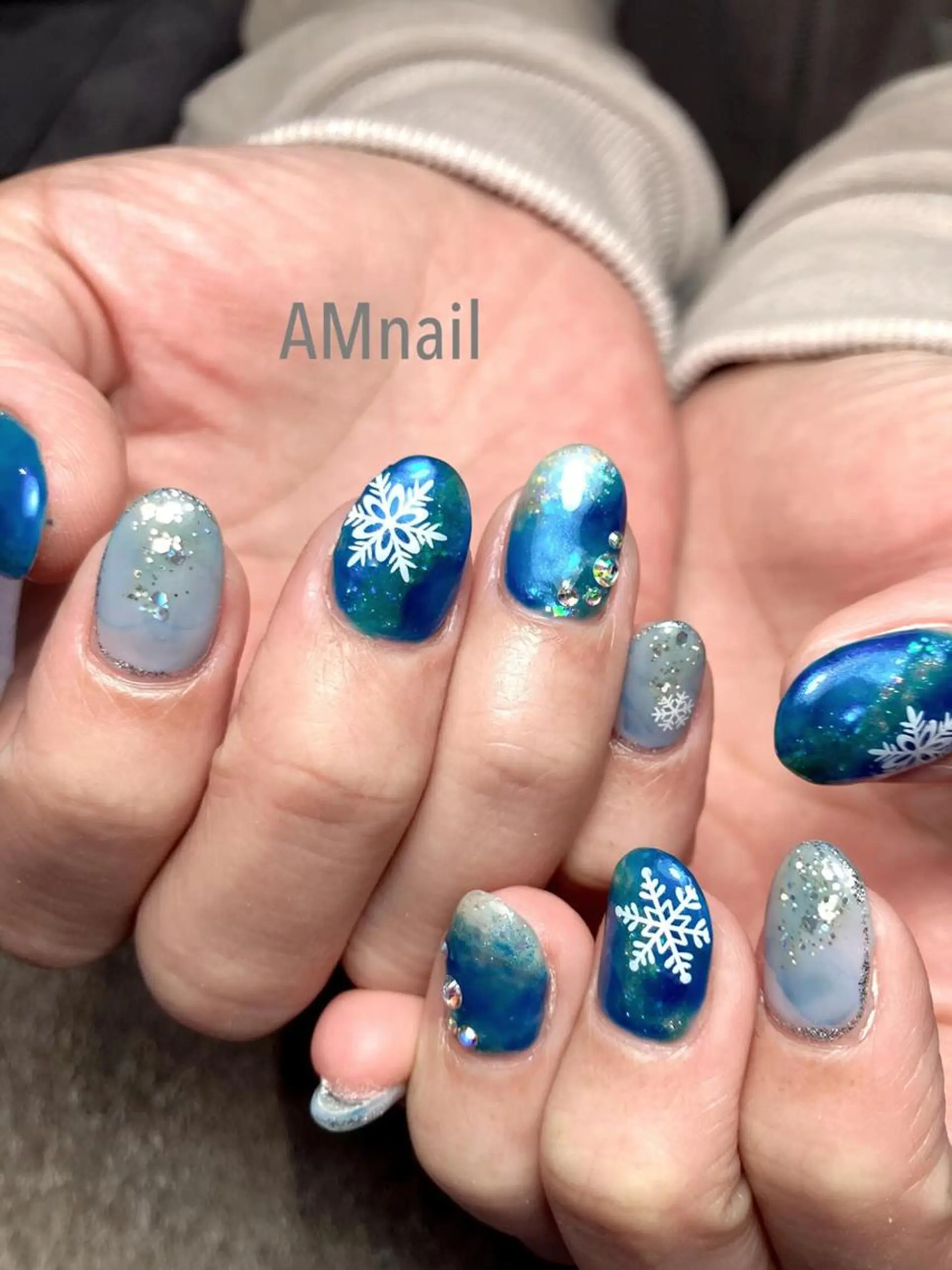 ネイル アートネイル 持ち込み ハンドネイル Am:nail 柏 SUE（スゥ）のネイルデザイン