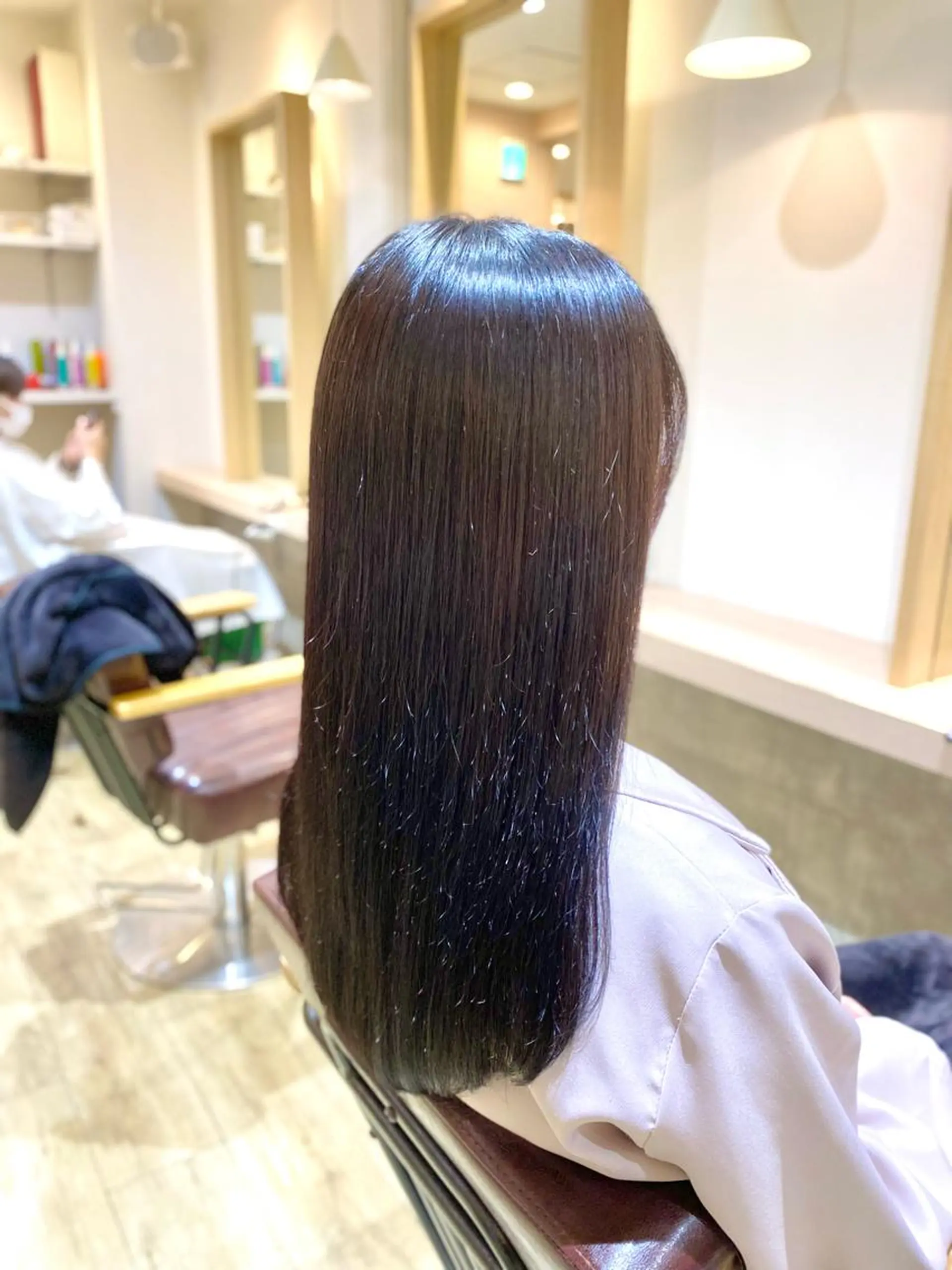 セミロング 縮毛矯正 カット 縮毛矯正 トリートメント マンツーマン/透明感 foi hairのヘアスタイル