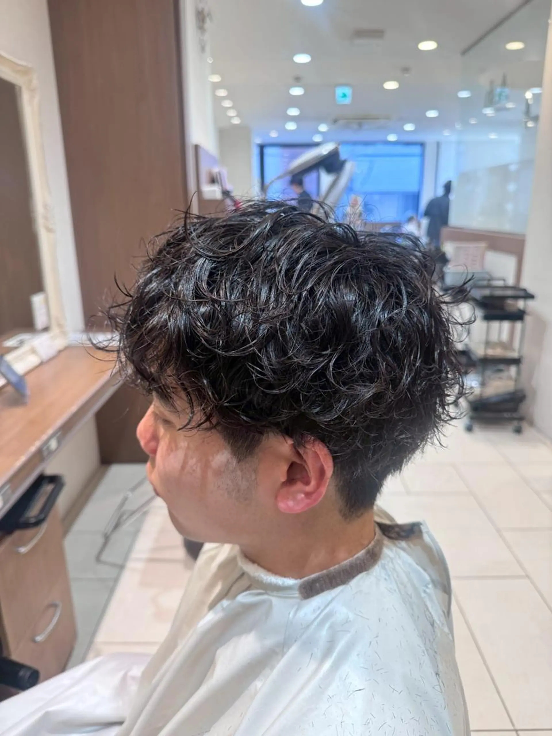 パーマ メンズ メンズパーマ 波巻きパーマ カット パーマ メンズ専門🔥女性の モデル受付中！/陸翔のヘアスタイル