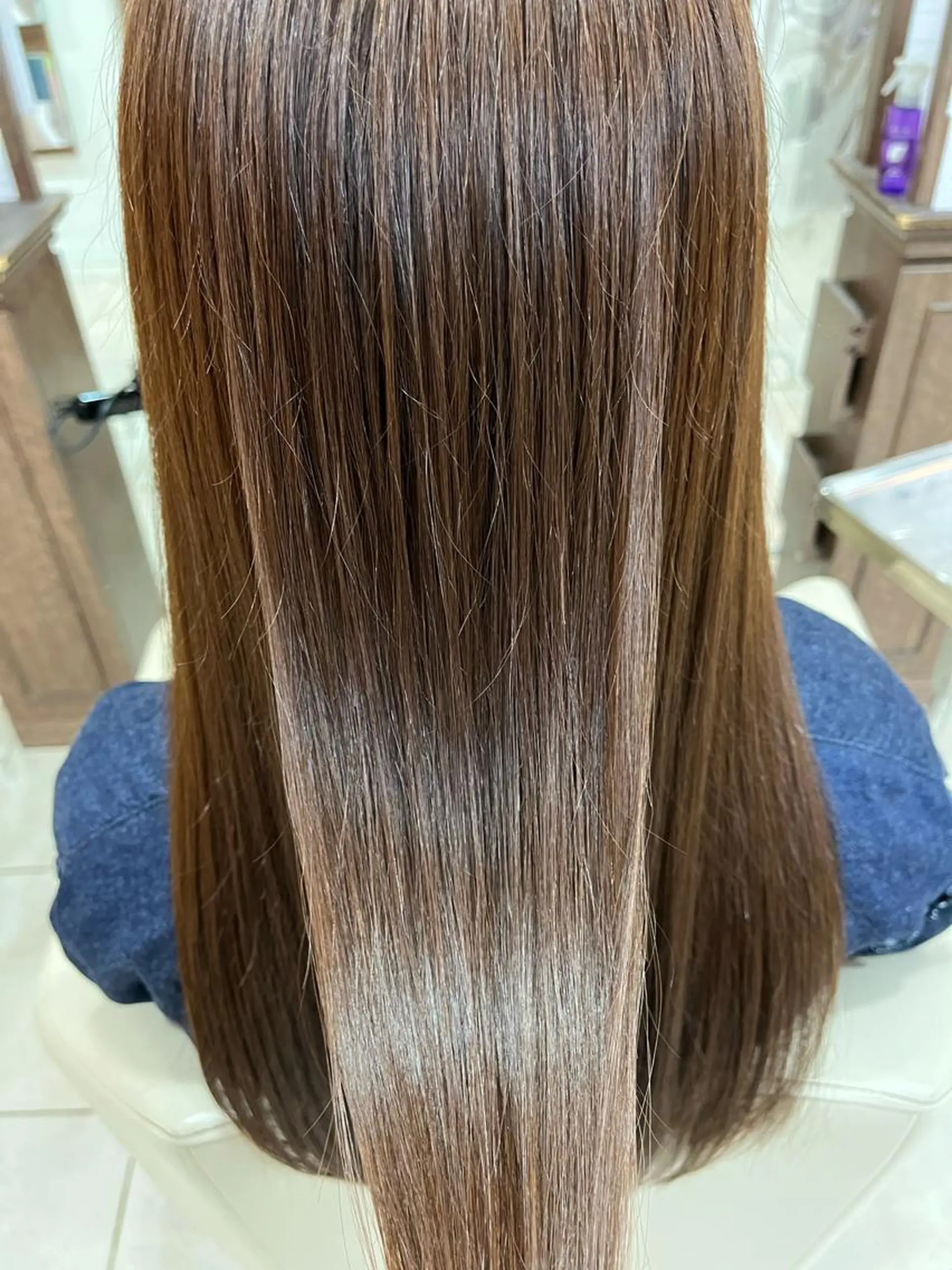 ロング くせ毛 髪質改善 縮毛矯正 トリートメント カット 縮毛矯正 トリートメント 《大人気髪質改善》 プログレス国分寺店のヘアスタイル