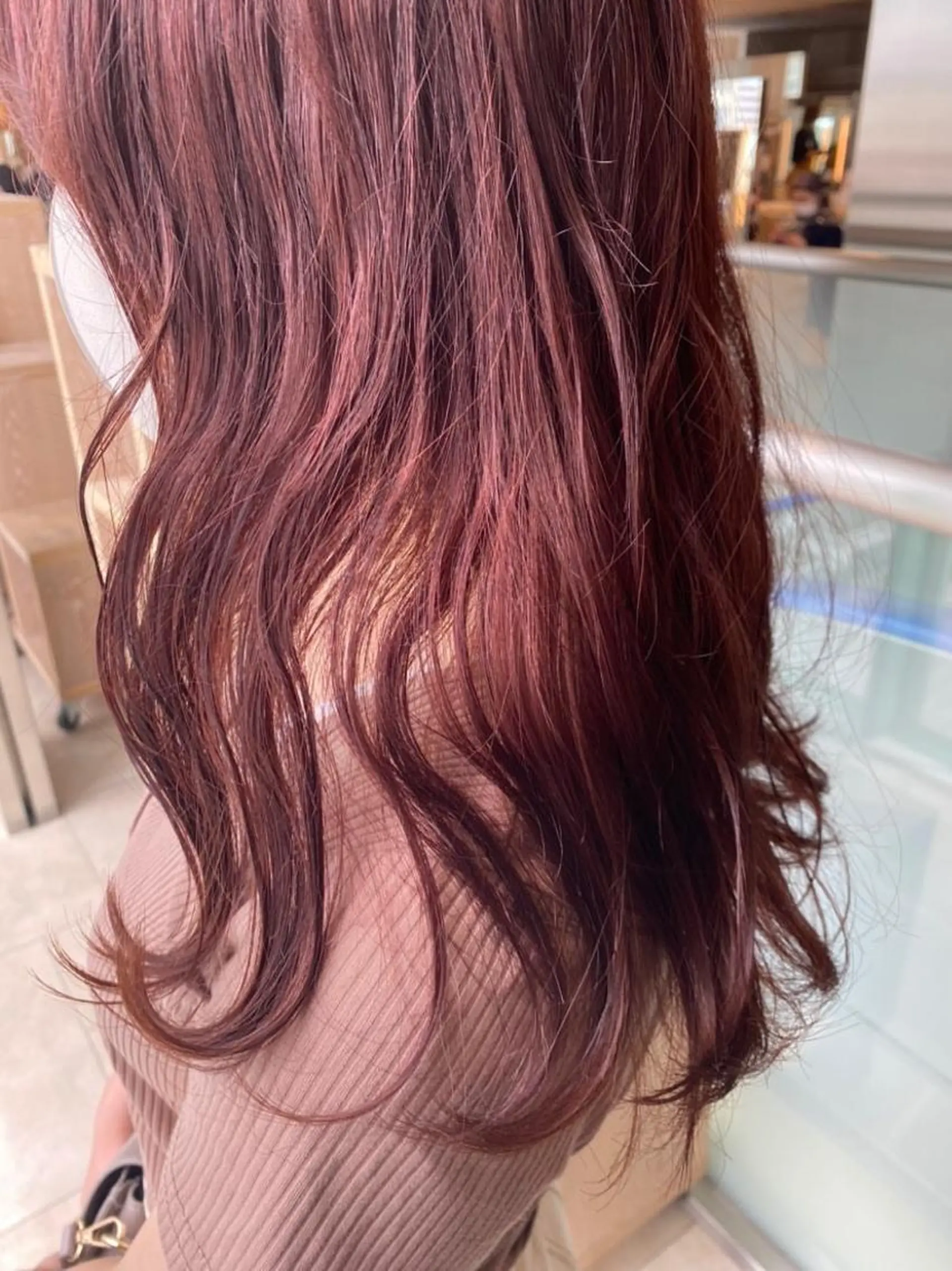 ロング カラー カット ヘアカラー トリートメント 暖色専門美容師🎀 お客様満足度◎のヘアスタイル