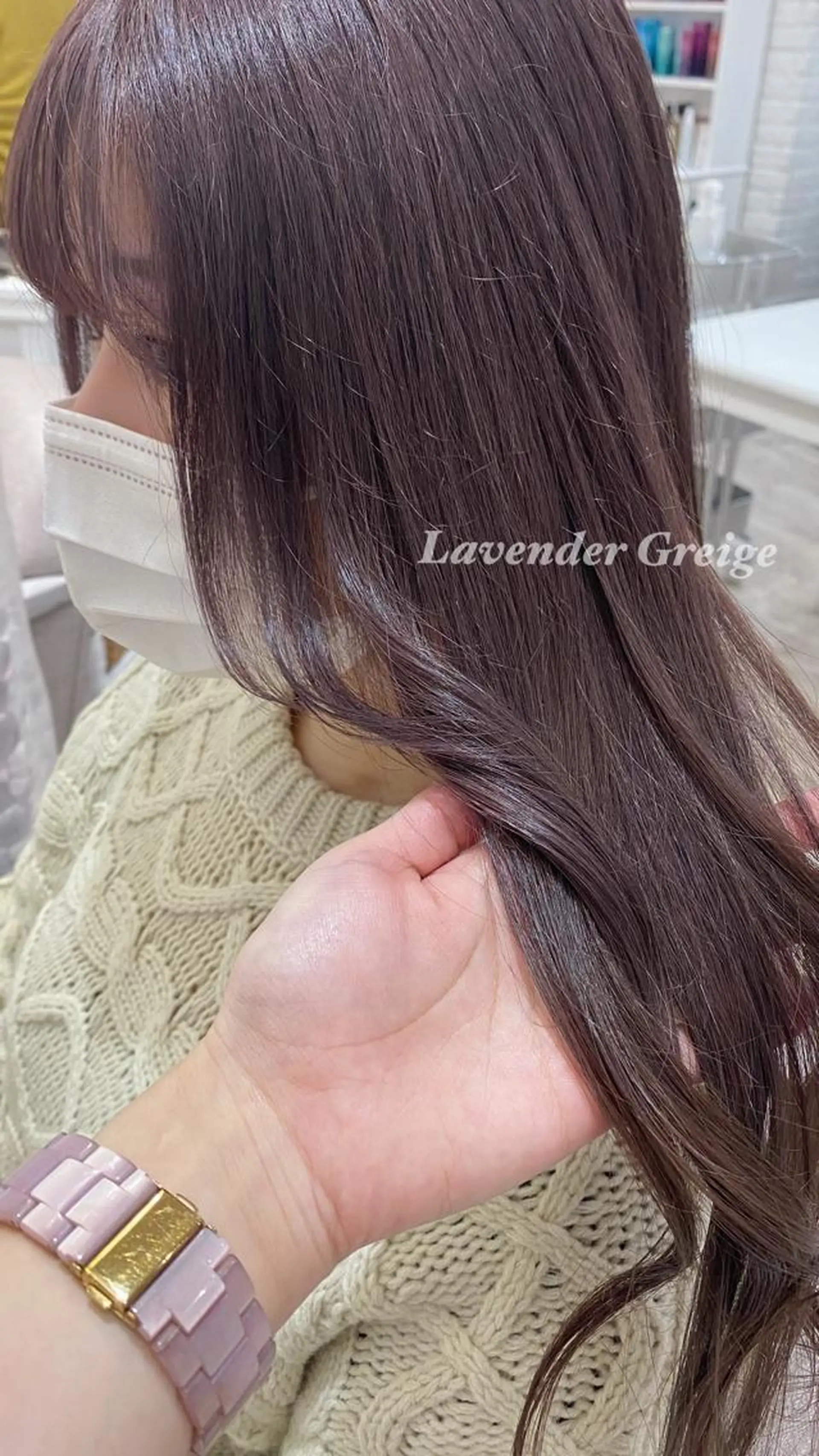 ロング カラー ヘアアレンジ カット ヘアカラー トリートメント ハイトーンカラー 🩷NANAのヘアスタイル