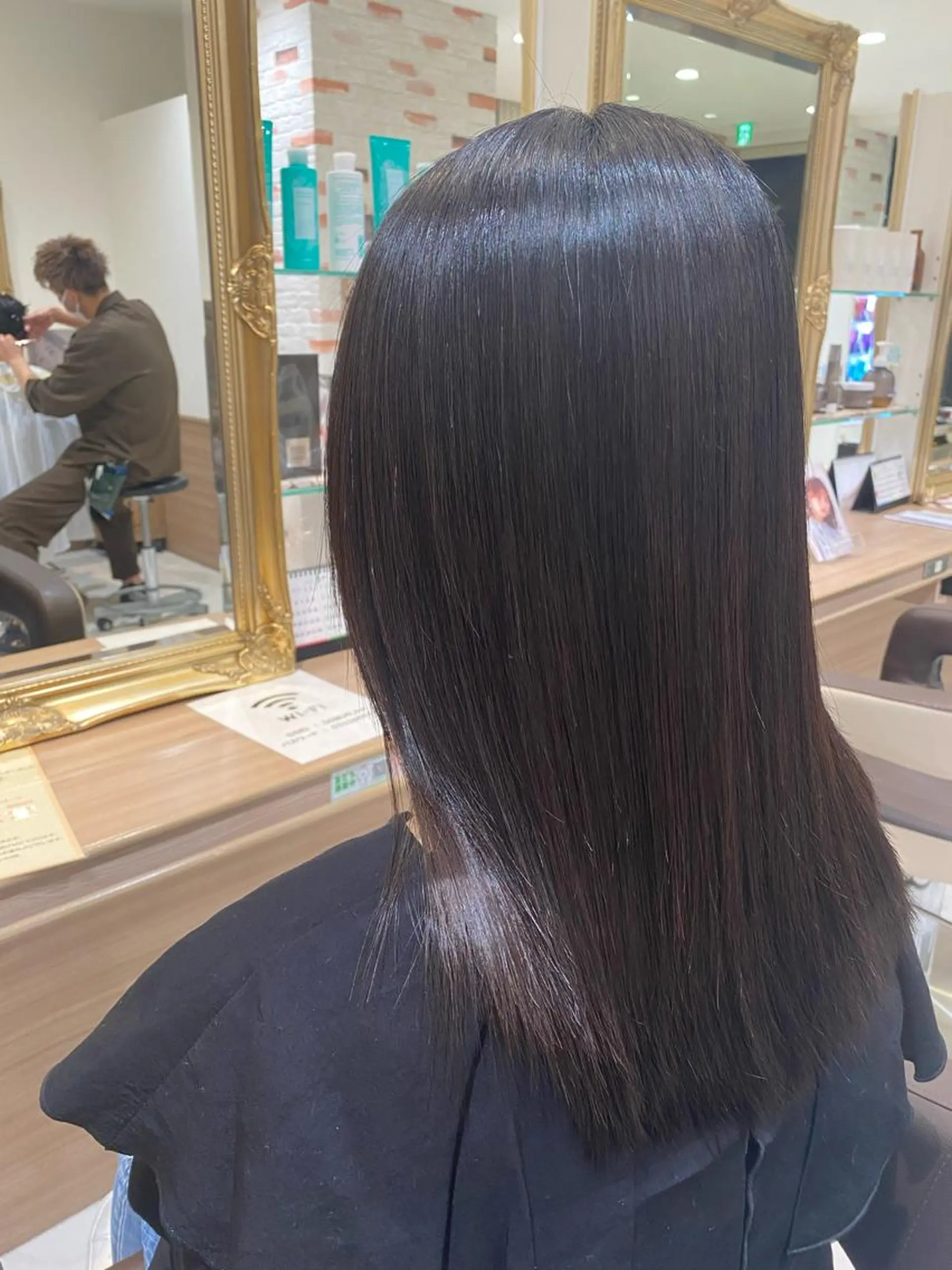 ロング カット 縮毛矯正 トリートメント ✨美髪／縮毛矯正 講師 ／塚田健✨のヘアスタイル