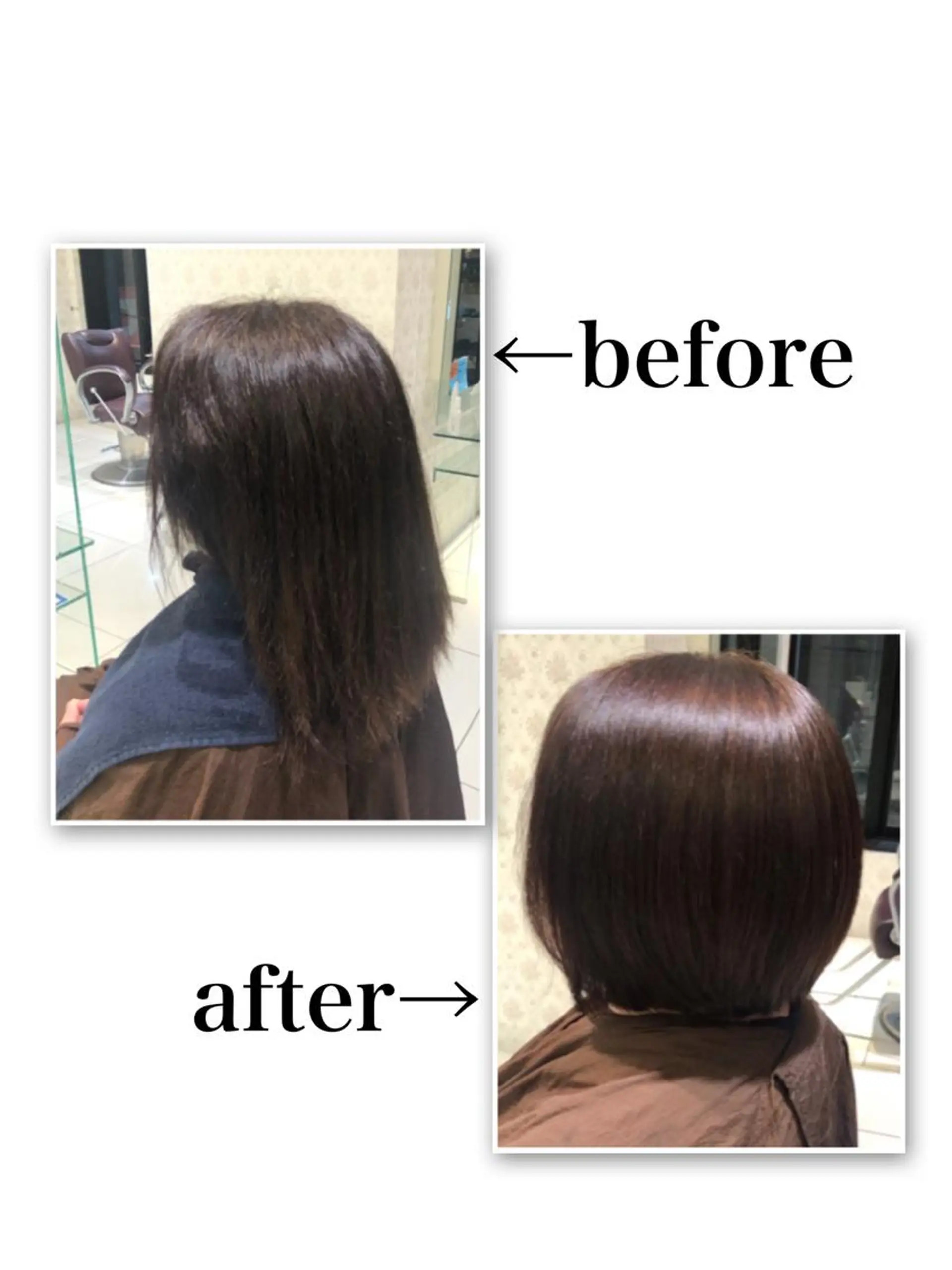 ショート パーマ 髪質改善 縮毛矯正 ✨髪質改善ストレート ×ミニボブ✨萩原　翼のヘアスタイル