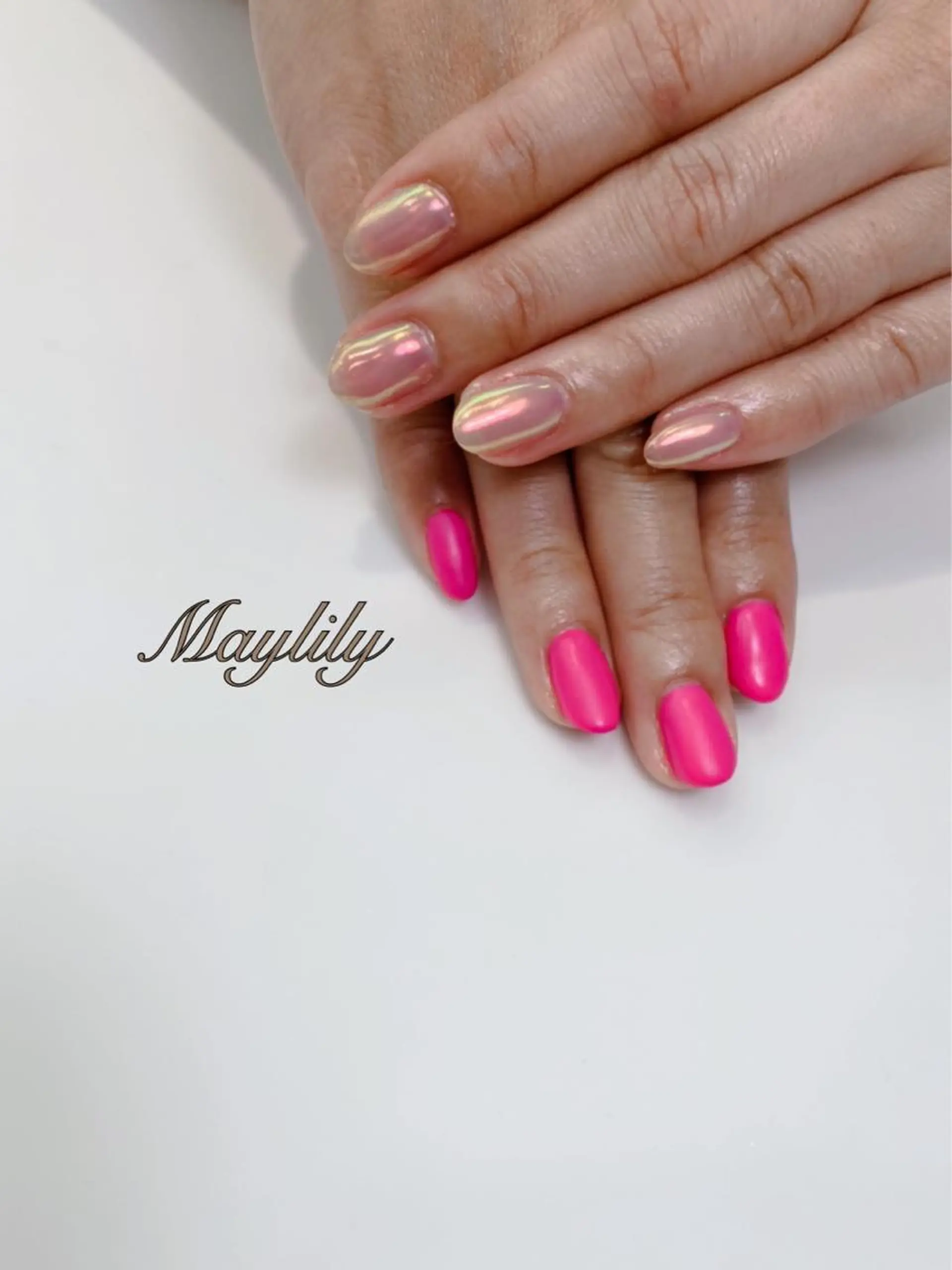 ネイル 持ち込み ハンドネイル Nail salon Maylilyのネイルデザイン