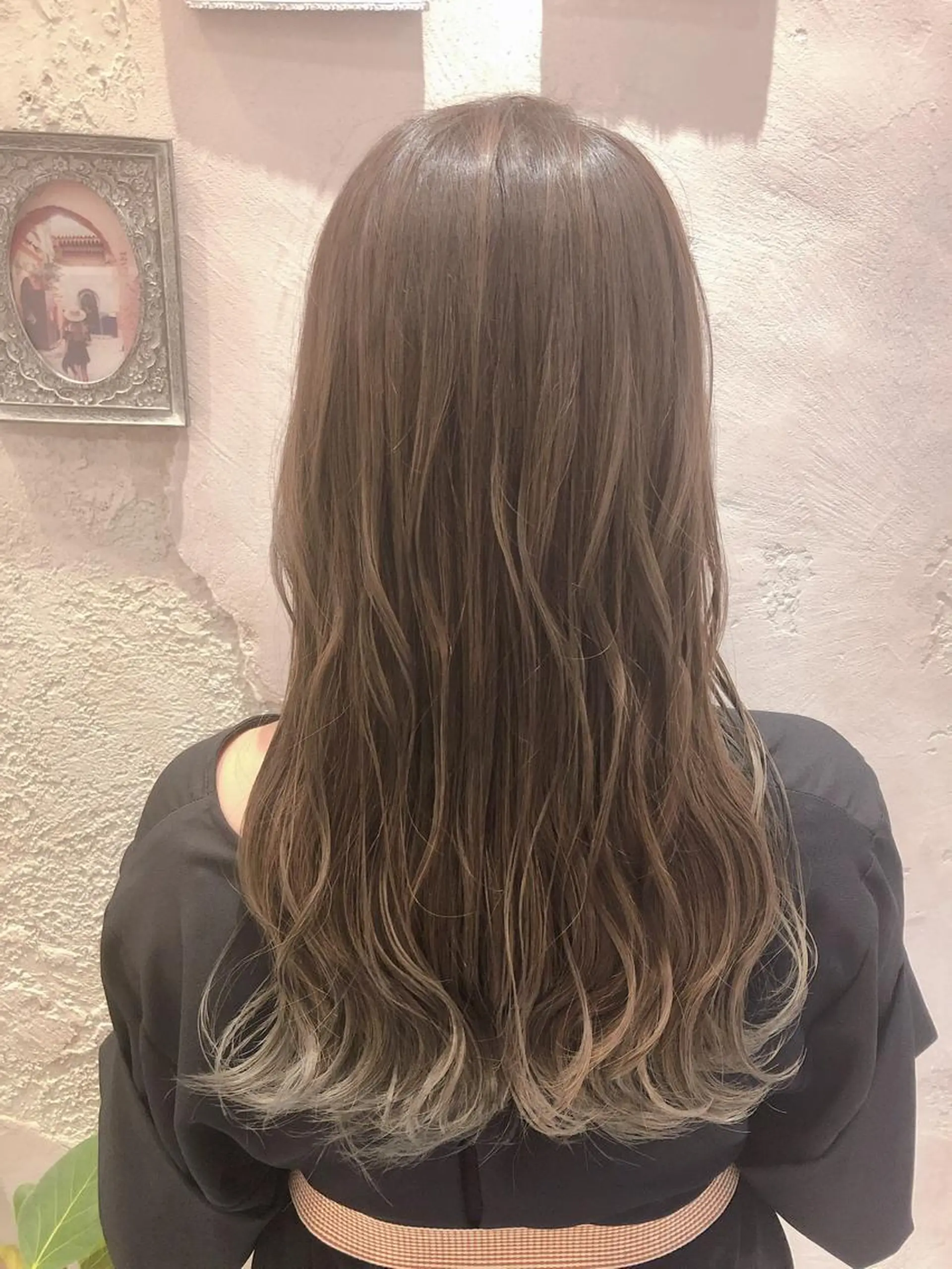 ミディアム カット ヘアカラー トリートメント 代表山口ひな 髪質改善のプロのヘアスタイル