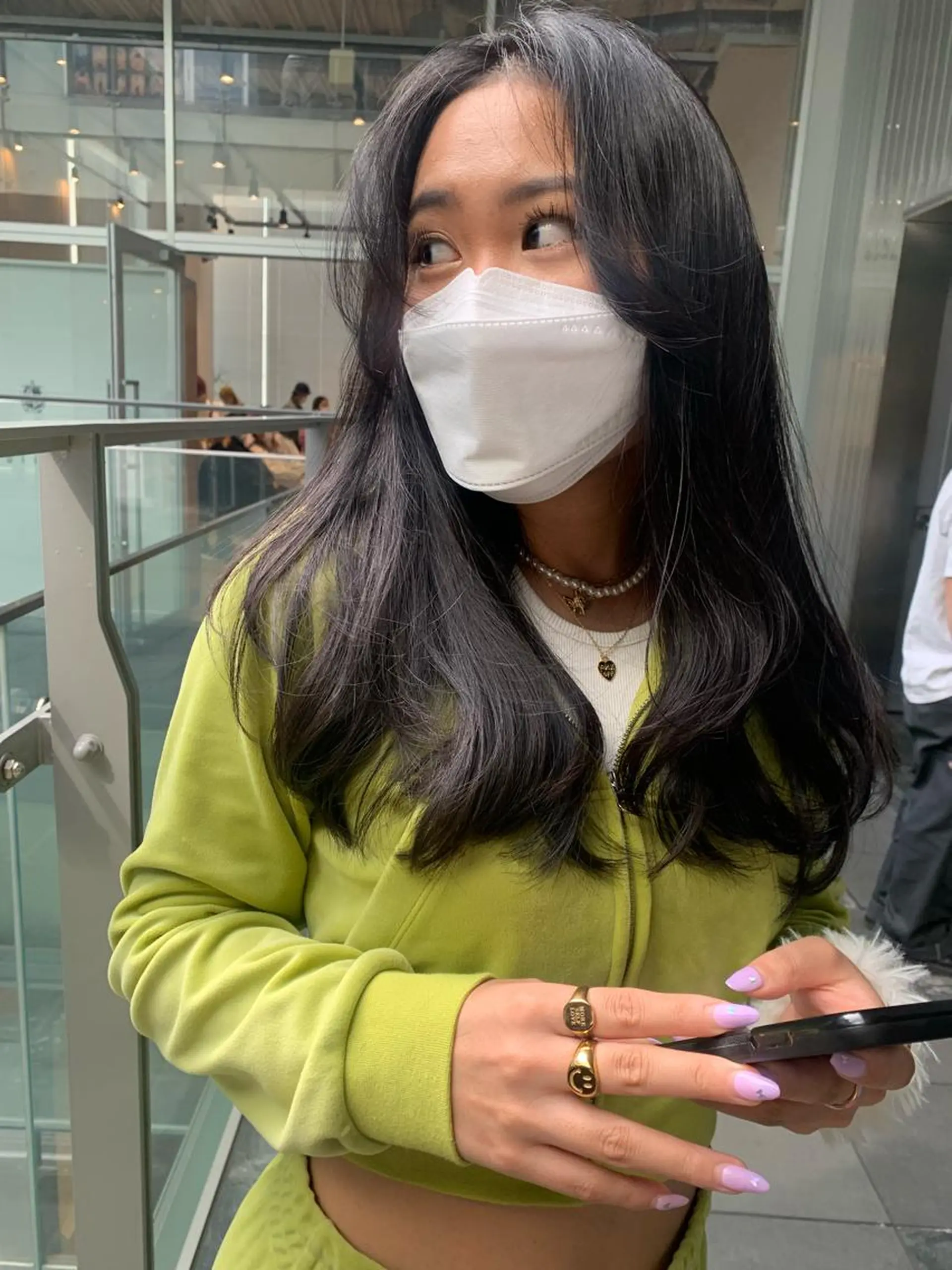 セミロング カット ヘアカラー トリートメント 🎀韓国/髪質改善 長野美和🎀のヘアスタイル