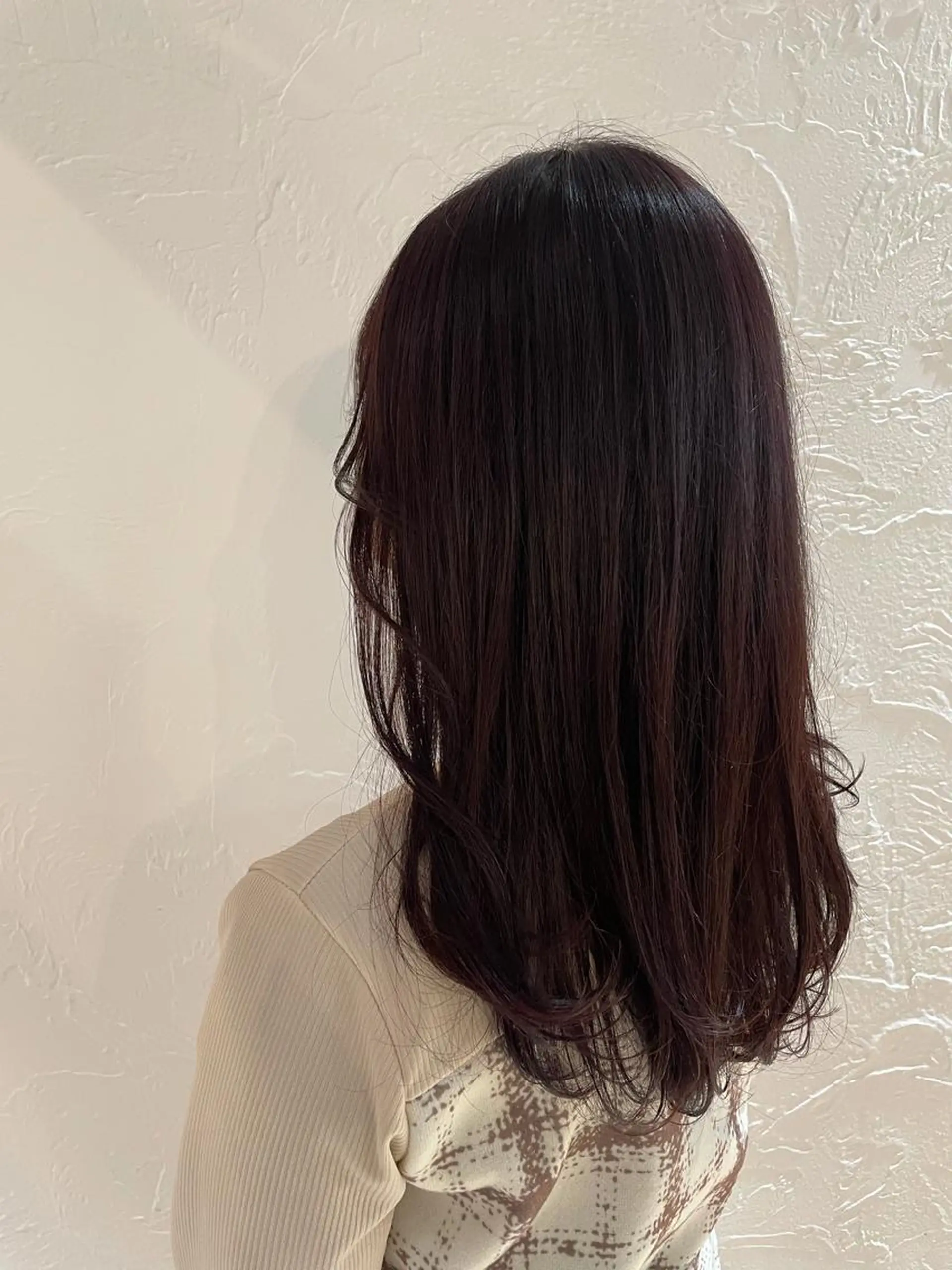 ミディアム カラー ピンクカラー nanako /レイヤーカットのヘアスタイル