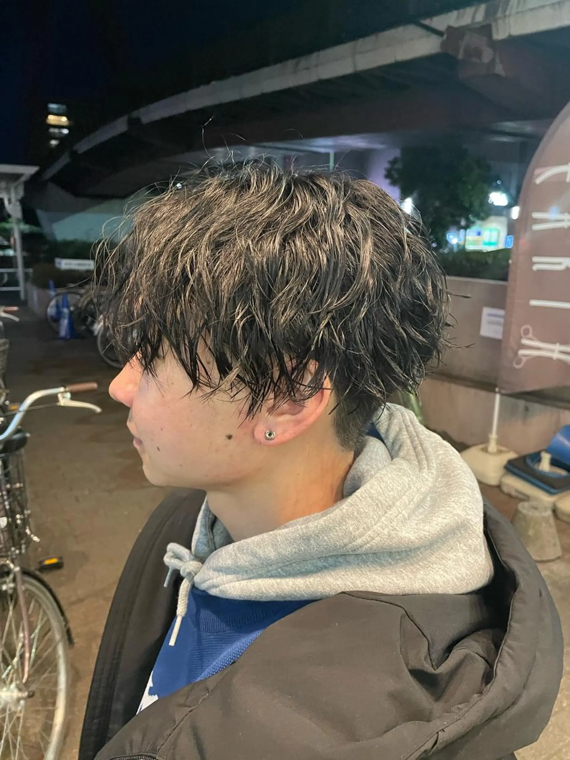 パーマ メンズ 金井 郁弥のヘアスタイル