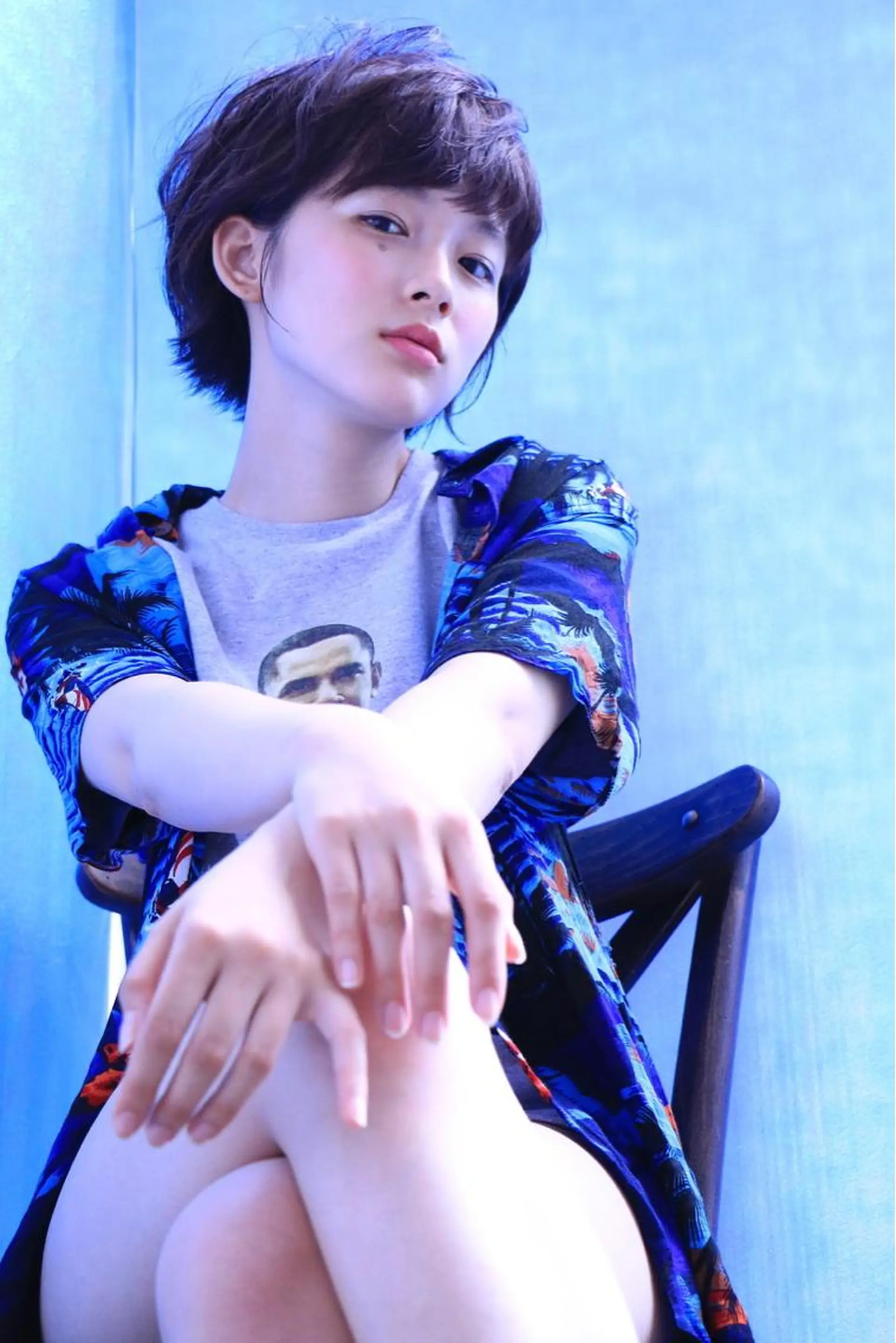 ショート カット ヘアカラー トリートメント 一ノ瀬 暁のヘアスタイル