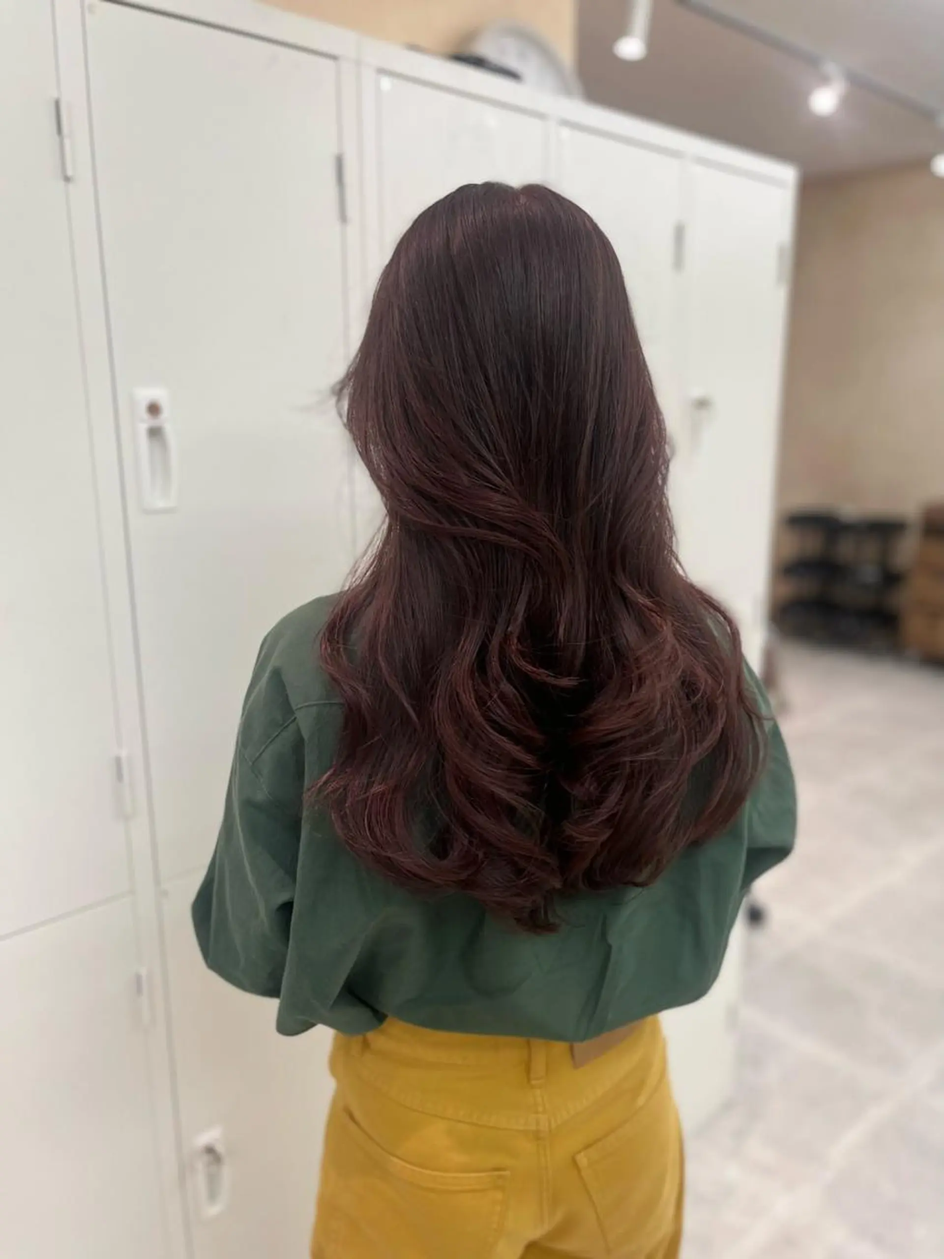 ロング カラー ピンクカラー カット ヘアカラー 🇰🇷jisoo -ジス-🇰🇷のヘアスタイル