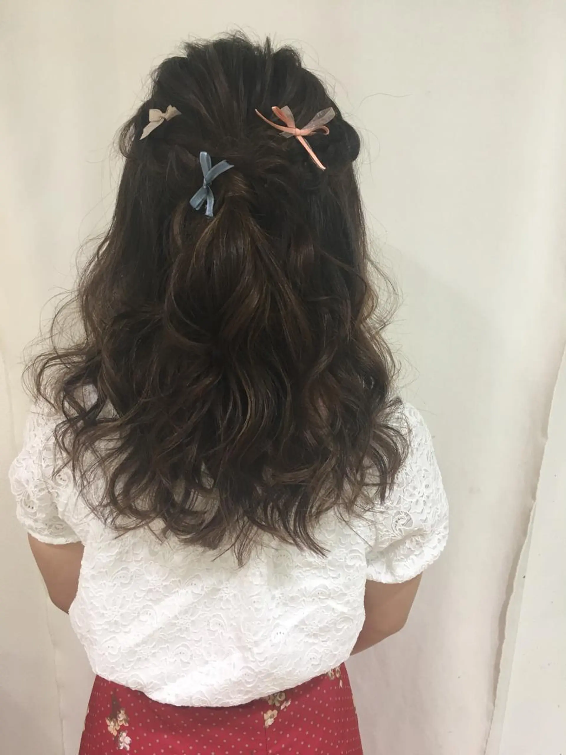 セミロング カラー ヘアアレンジ きむえり/髪質改善 /うねり広がり改善のヘアスタイル